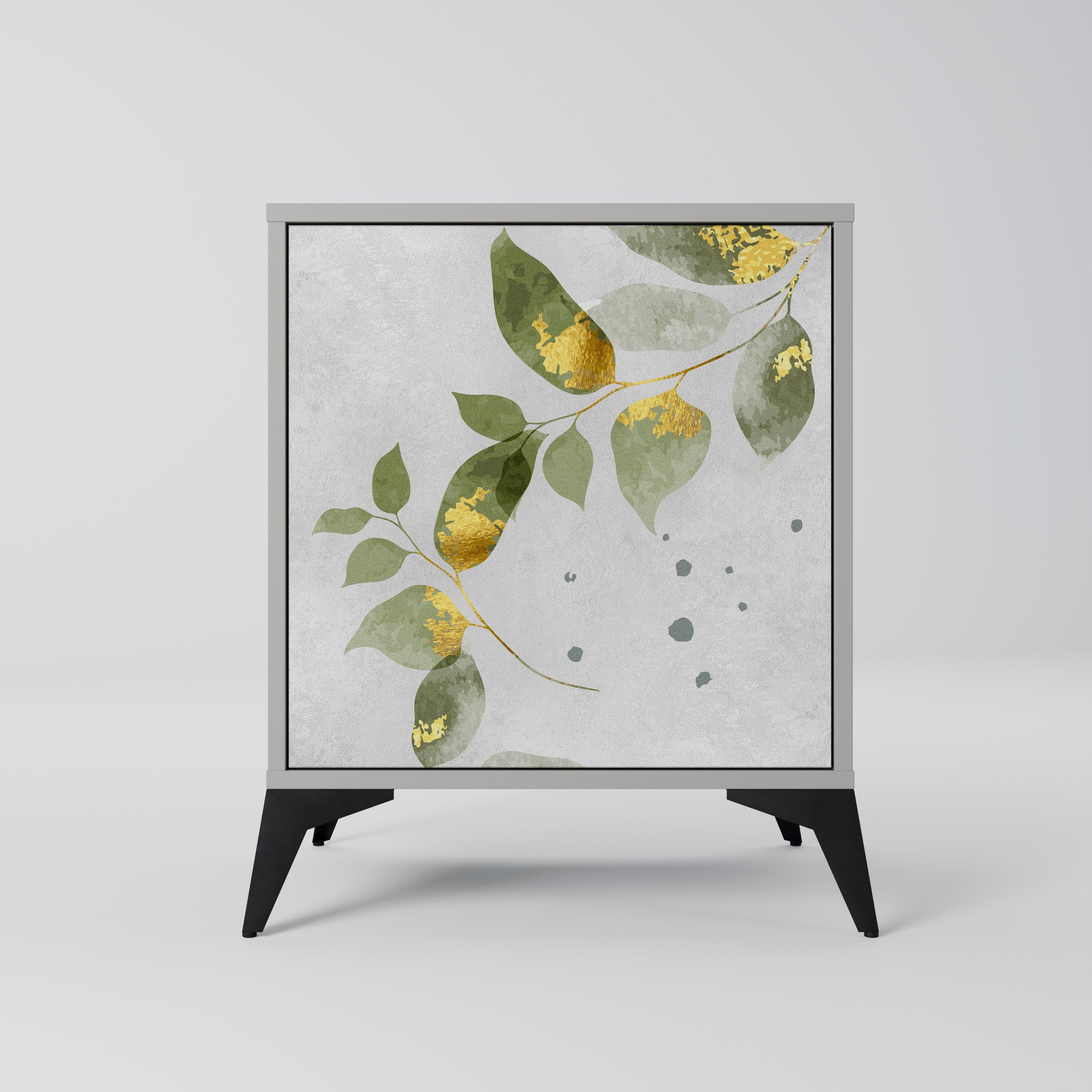 ELEGANT BOTANICS Sideboard mit 1 Tür in Grau