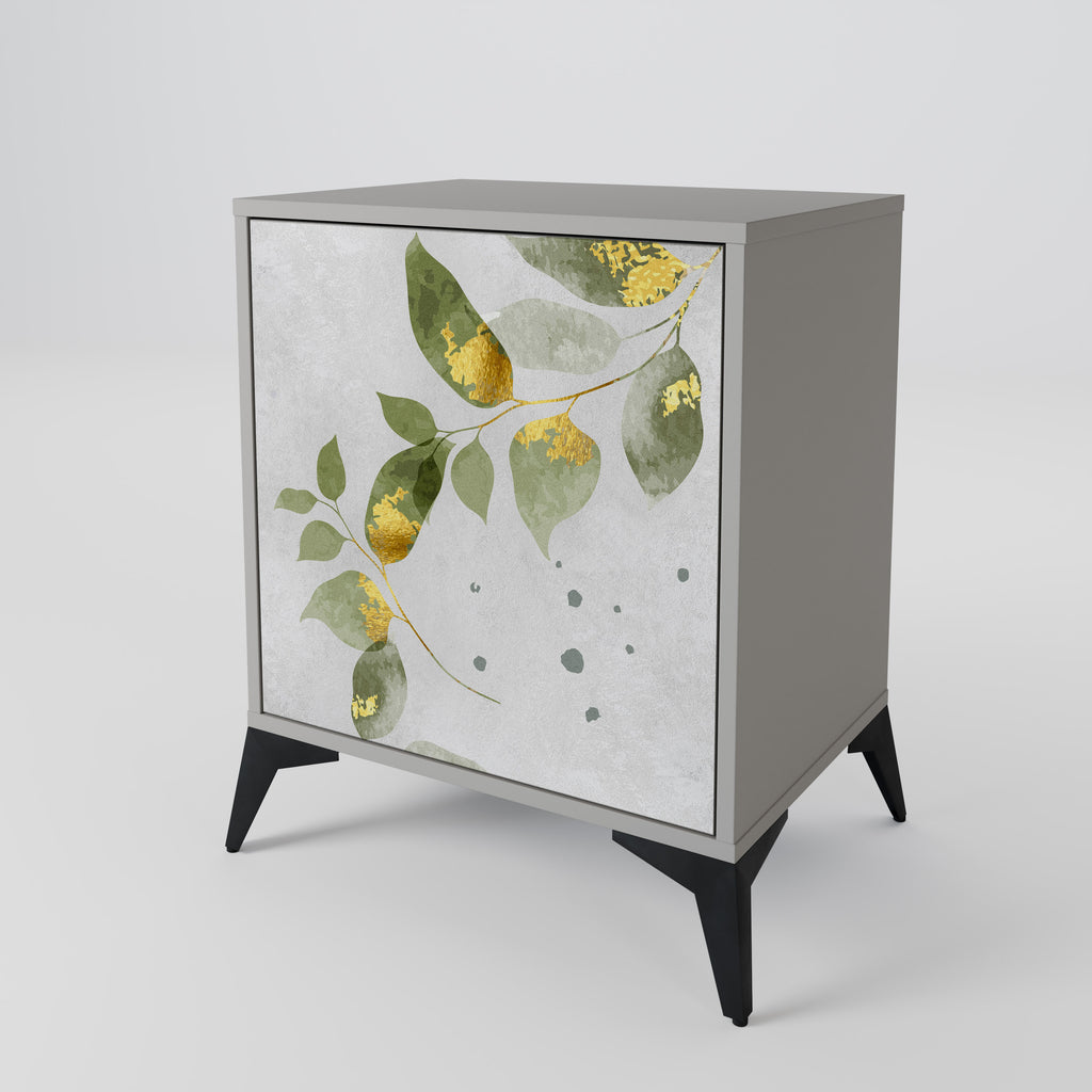 ELEGANT BOTANICS Sideboard mit 1 Tür in Grau