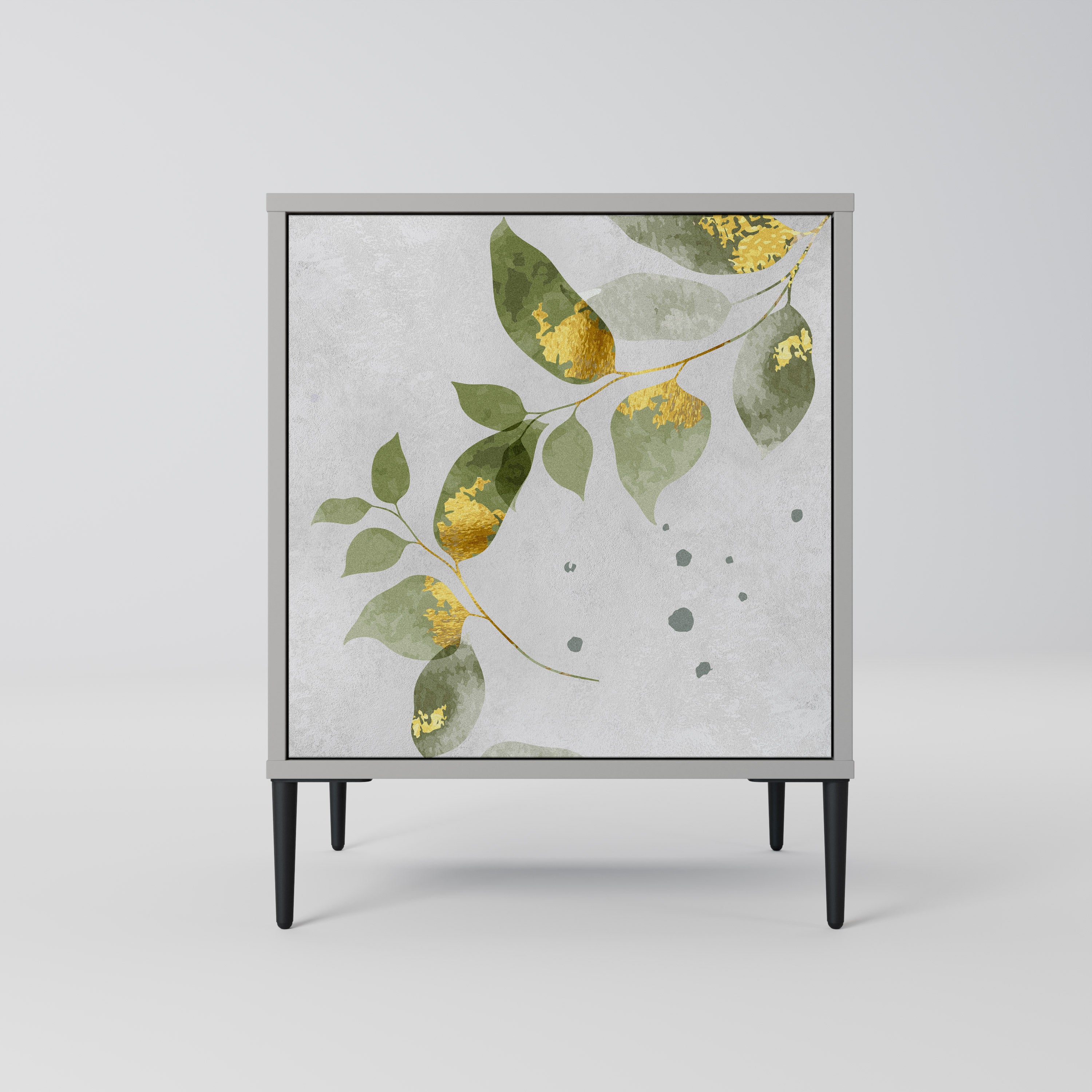 ELEGANT BOTANICS Sideboard mit 1 Tür in Grau