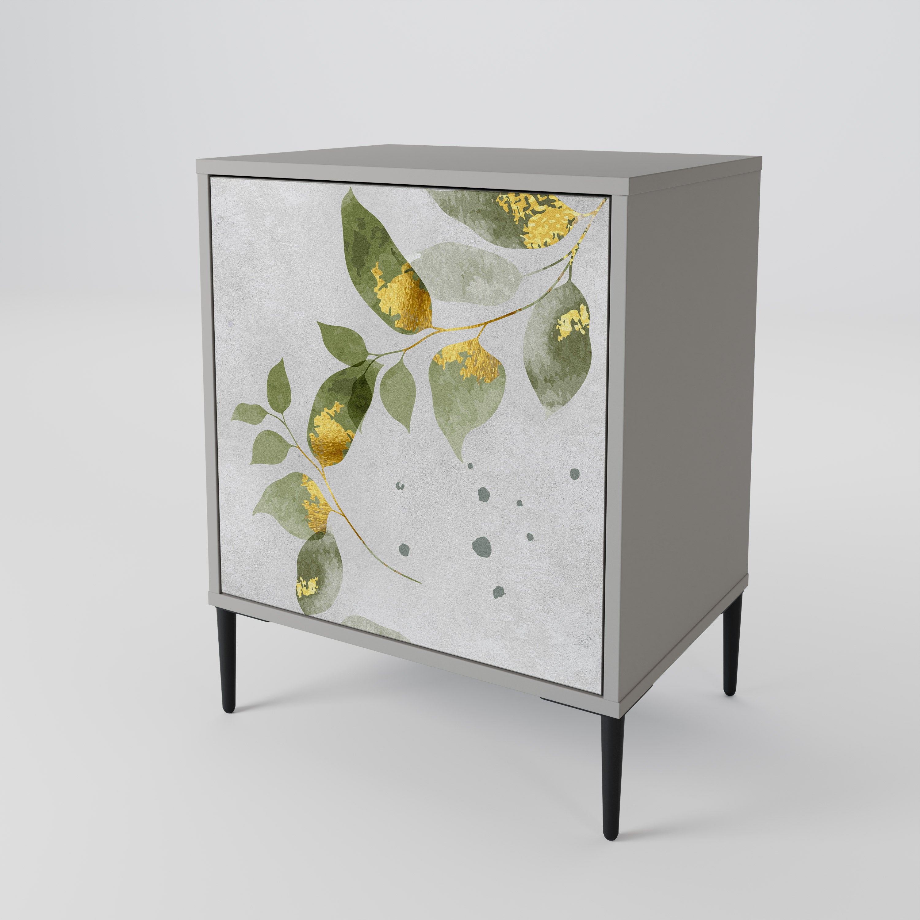 ELEGANT BOTANICS Sideboard mit 1 Tür in Grau