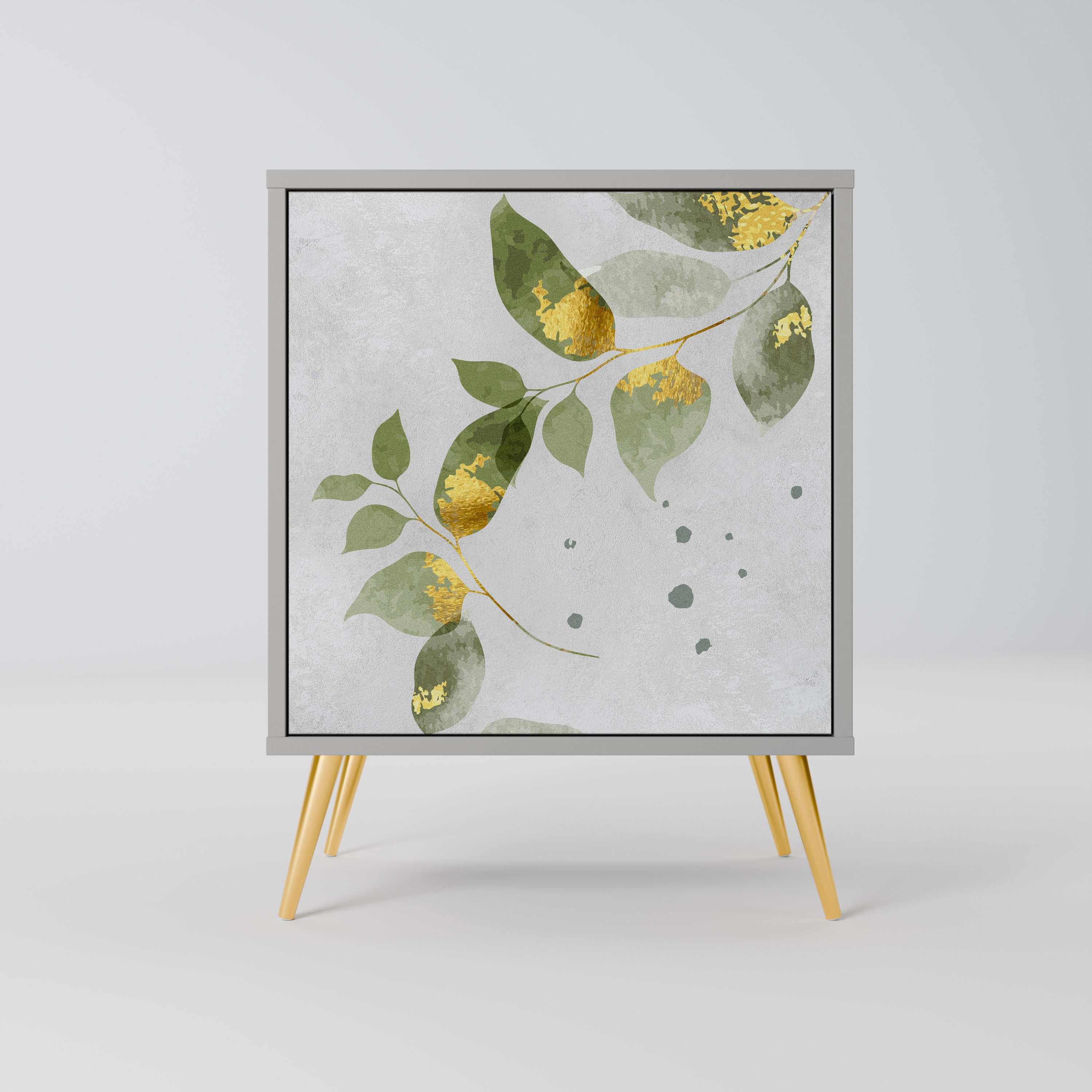 ELEGANT BOTANICS Sideboard mit 1 Tür in Grau