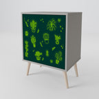 DESERT GREEN Sideboard mit 1 Tür in Grau