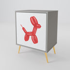 CHILDHOOD MEMORY Sideboard mit 1 Tür in Grau