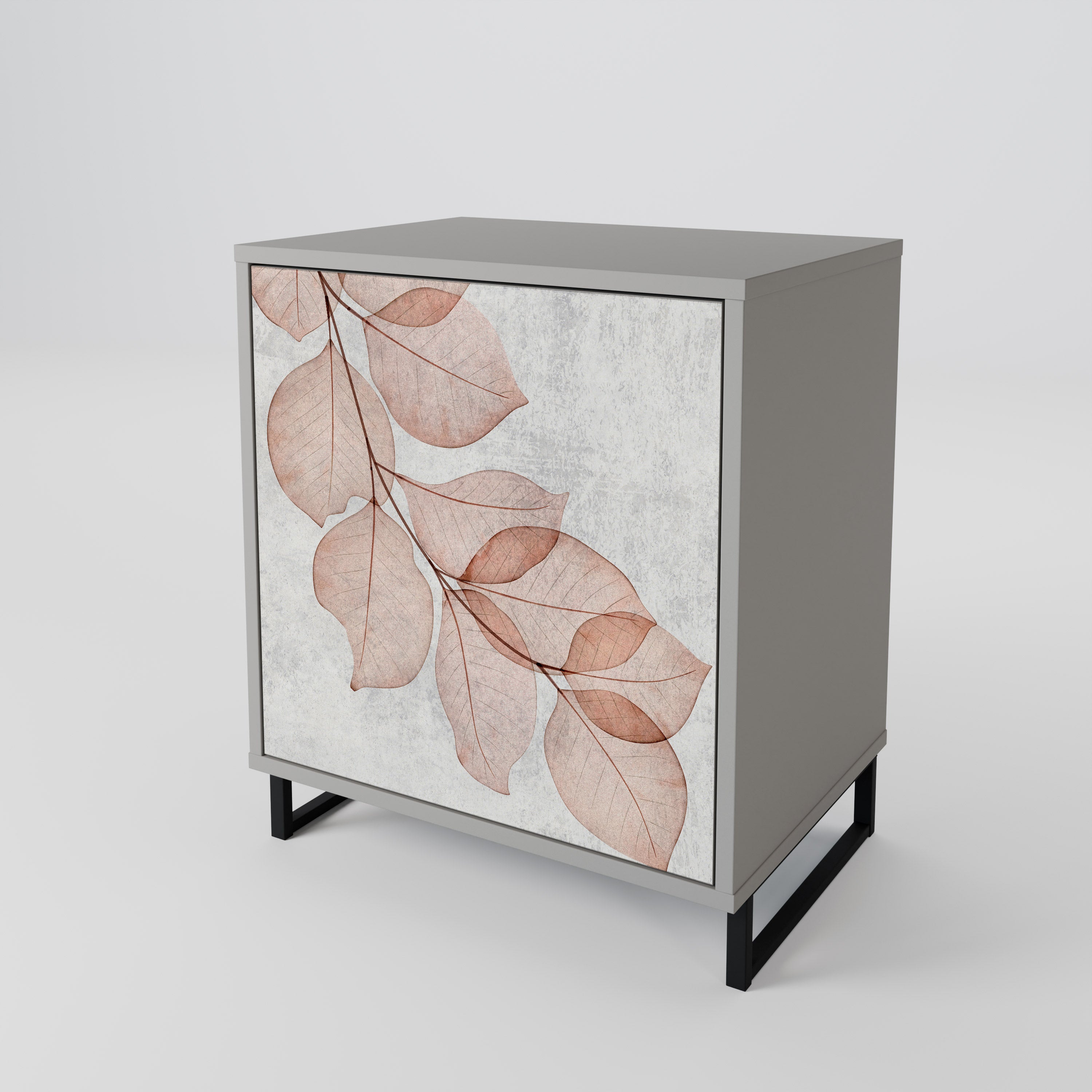 AUTUMN FRAGILITY Sideboard mit 1 Tür in Grau