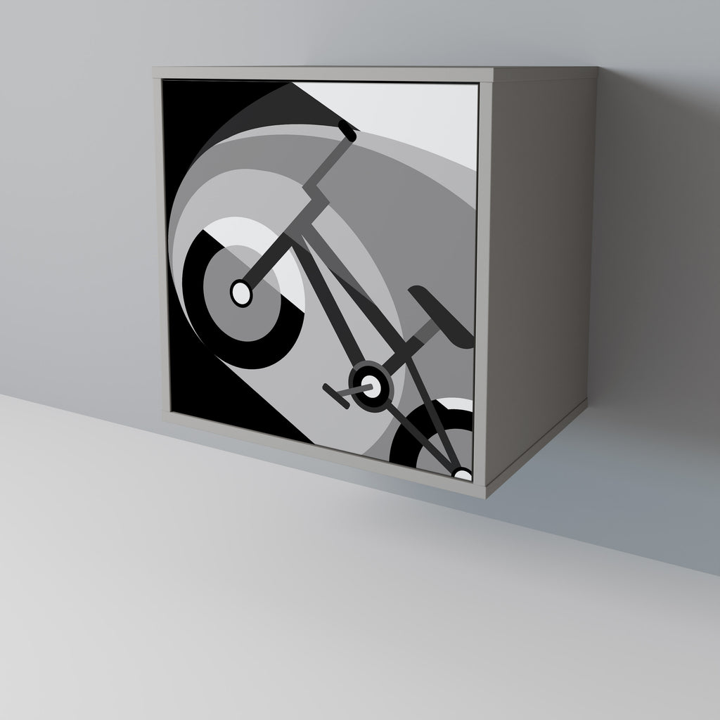 BIKE ENERGY Sideboard mit 1 Tür in Grau