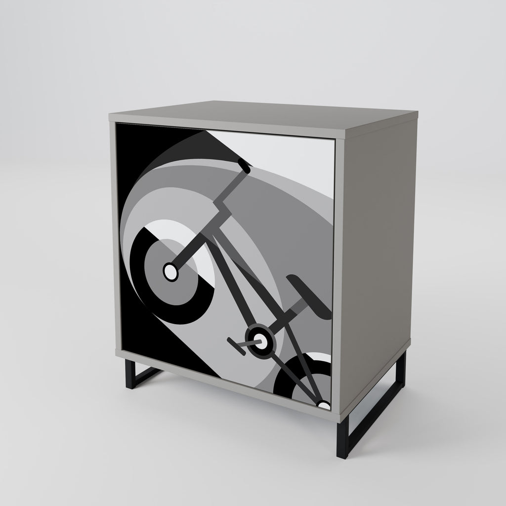 BIKE ENERGY Sideboard mit 1 Tür in Grau