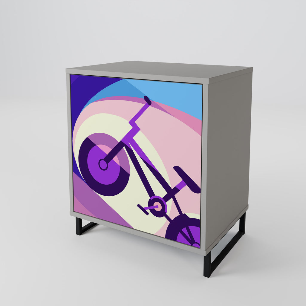 BIKE DREAMS Sideboard mit 1 Tür in Grau