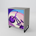 BIKE DREAMS Sideboard mit 1 Tür in Grau