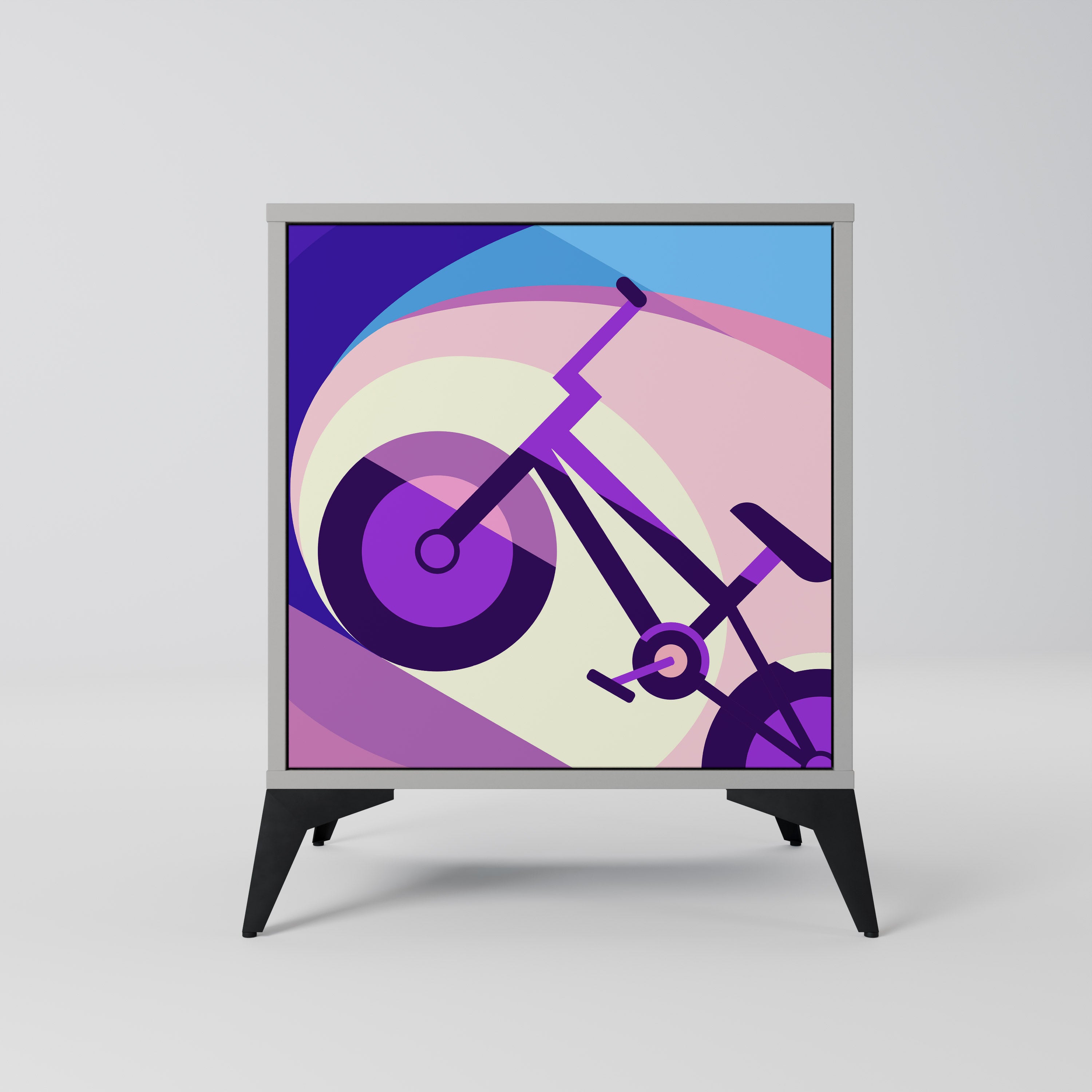 BIKE DREAMS Sideboard mit 1 Tür in Grau