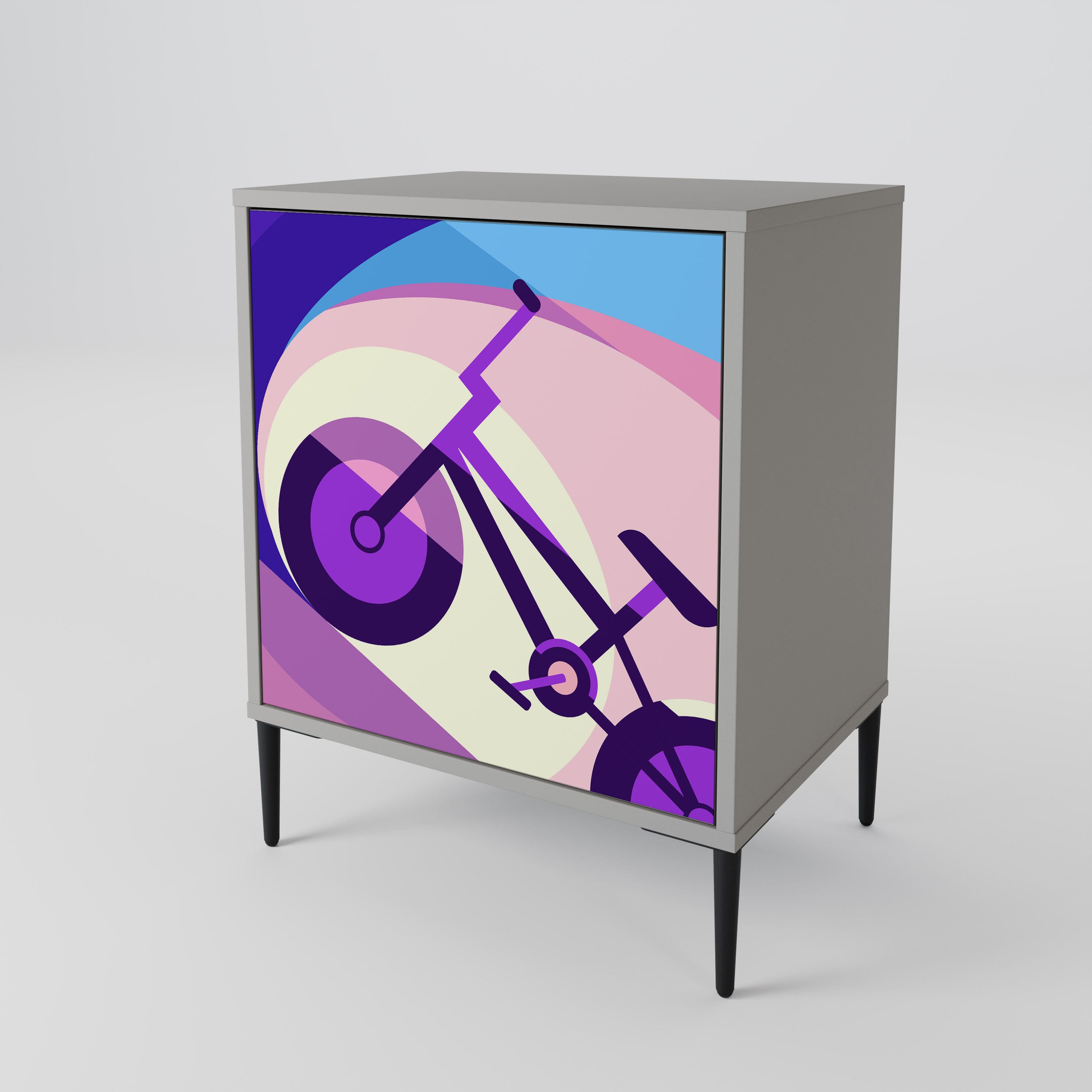 BIKE DREAMS Sideboard mit 1 Tür in Grau