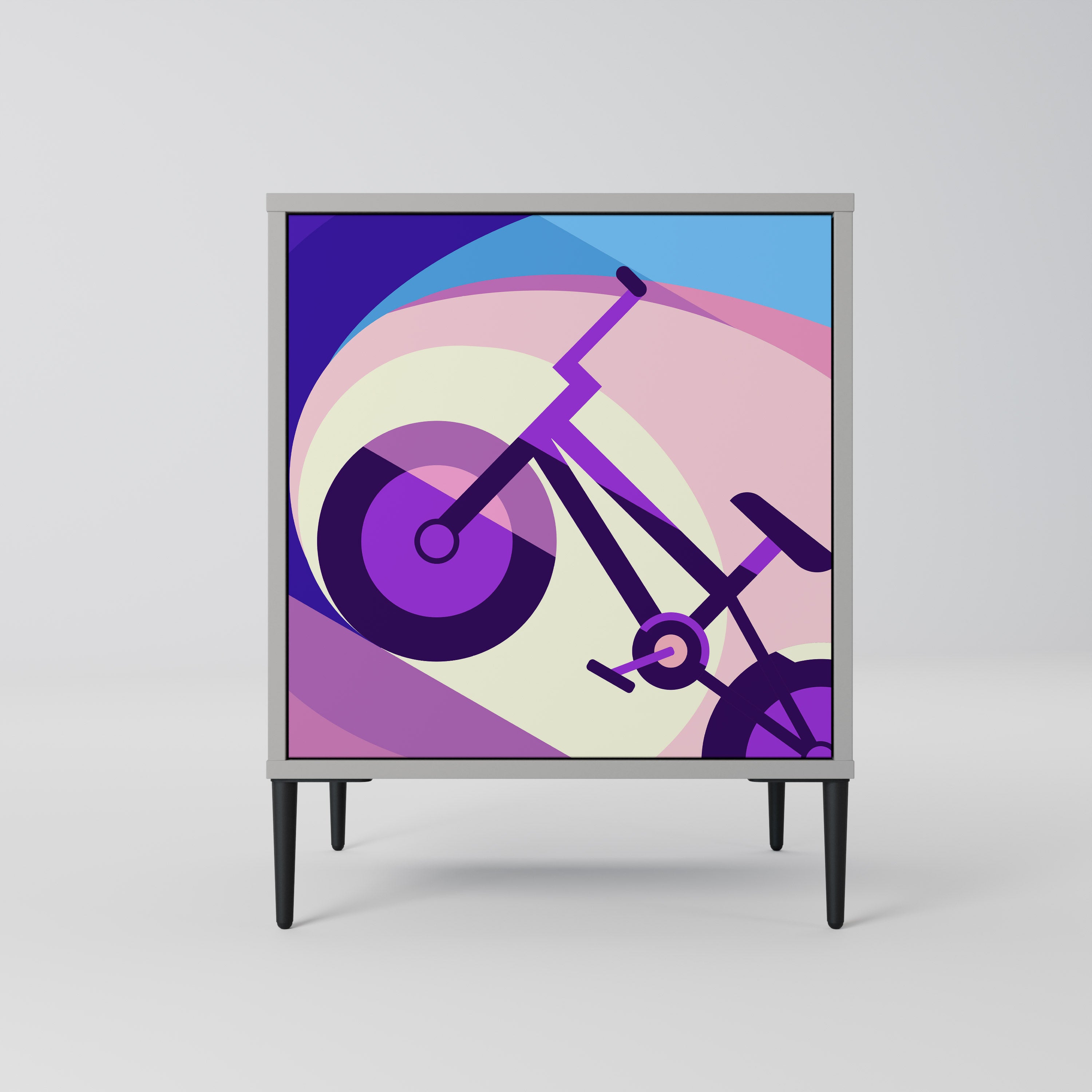 BIKE DREAMS Sideboard mit 1 Tür in Grau