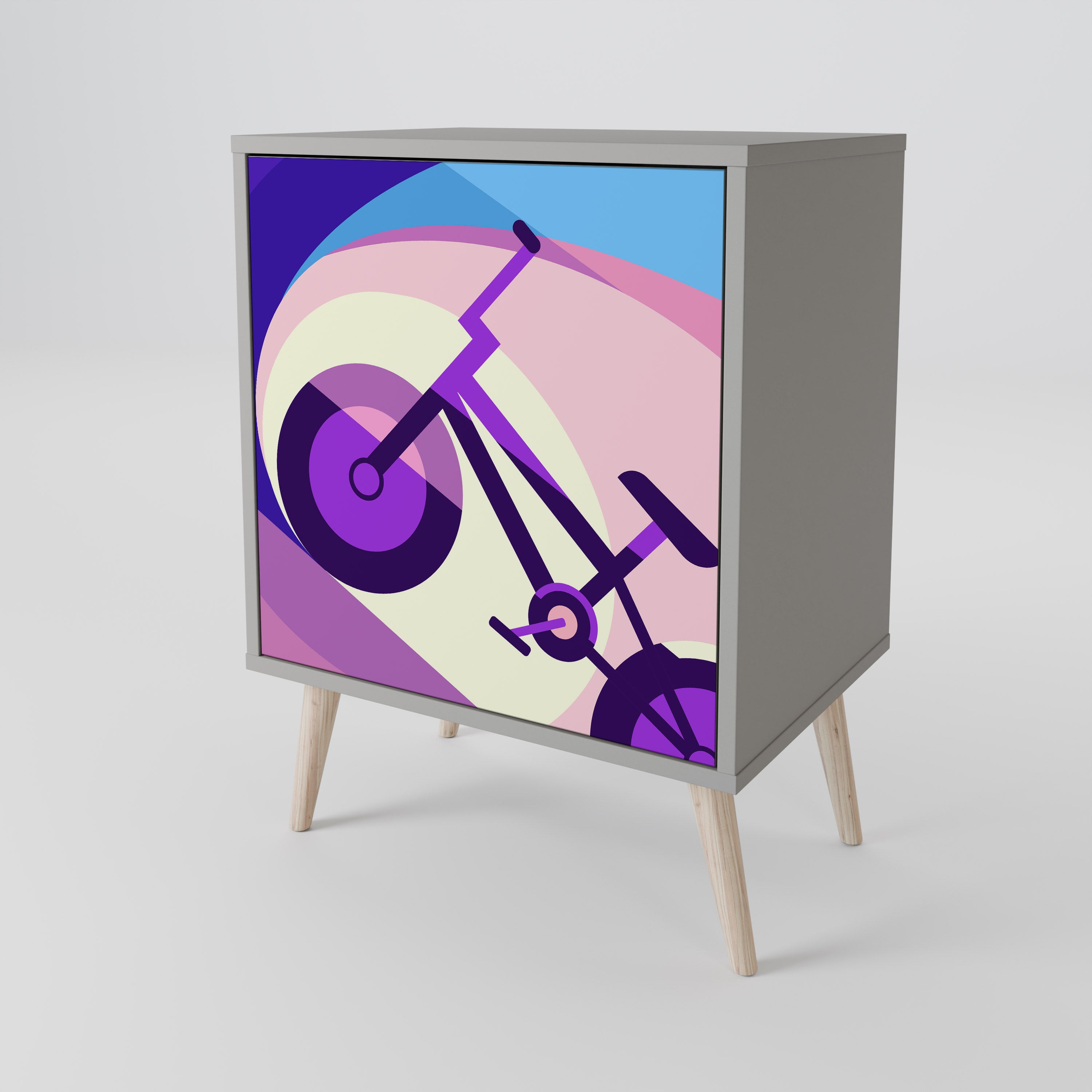 BIKE DREAMS Sideboard mit 1 Tür in Grau