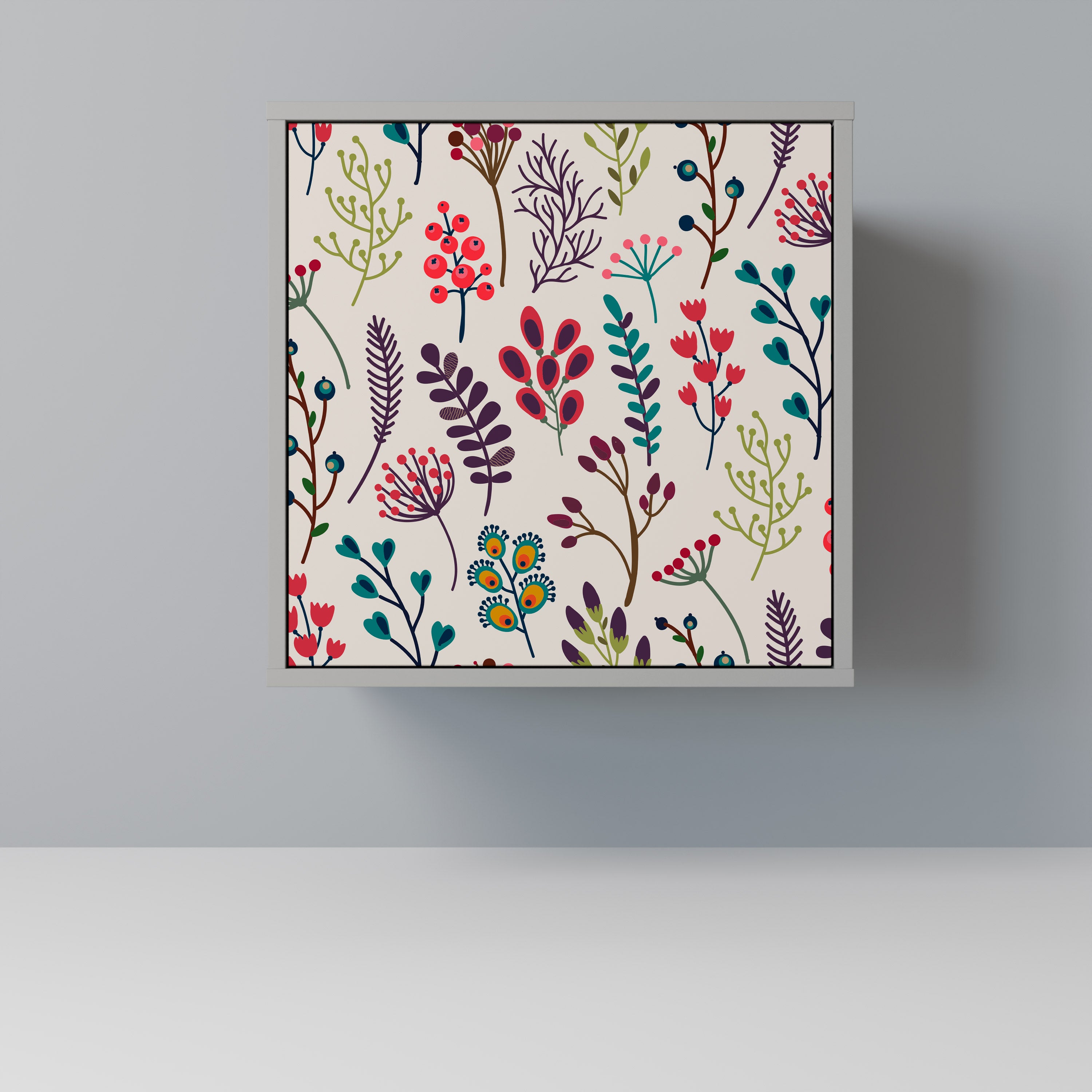 AUTUMN SUNDRIES Sideboard mit 1 Tür in Grau