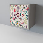 AUTUMN SUNDRIES 1-Door Sideboard in Grey Finish