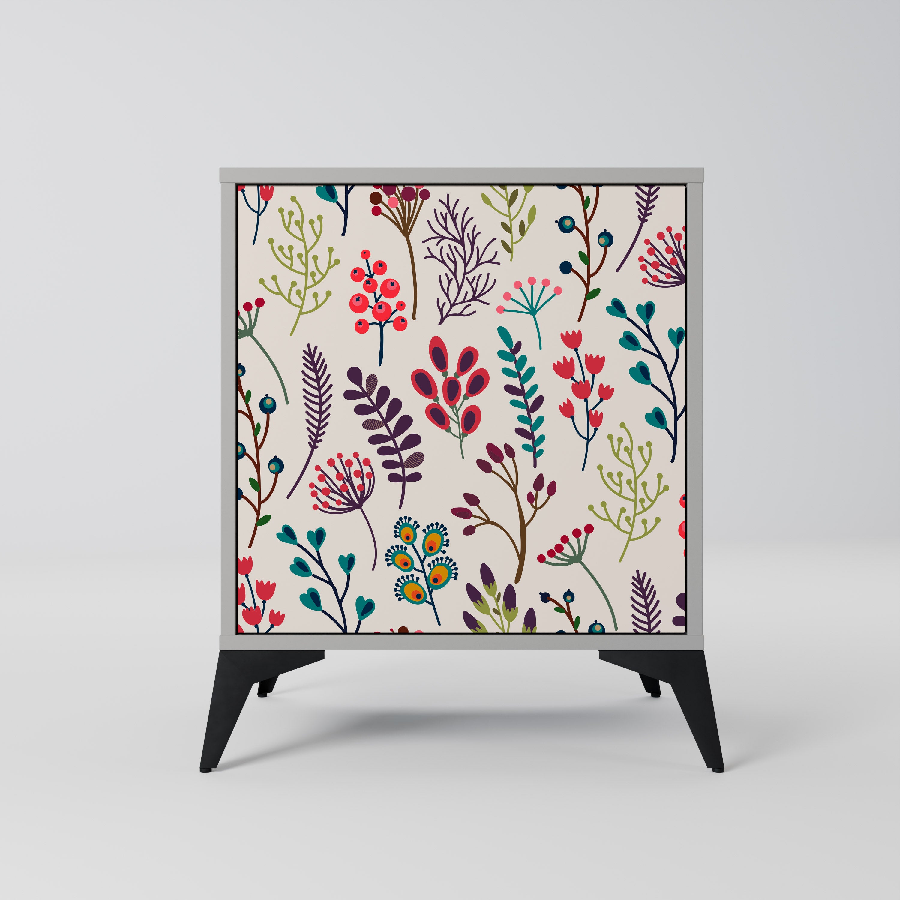 AUTUMN SUNDRIES Sideboard mit 1 Tür in Grau