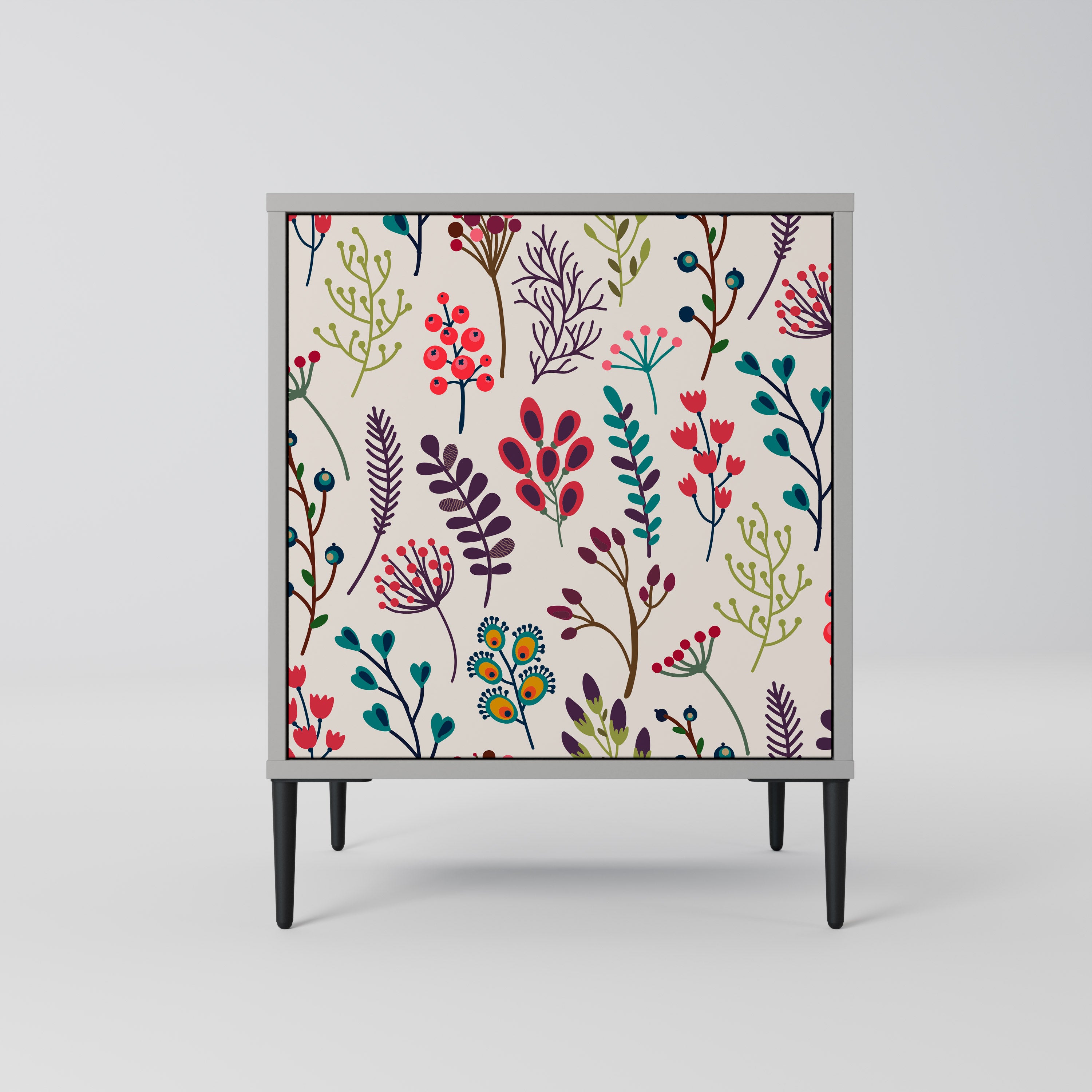 AUTUMN SUNDRIES Sideboard mit 1 Tür in Grau