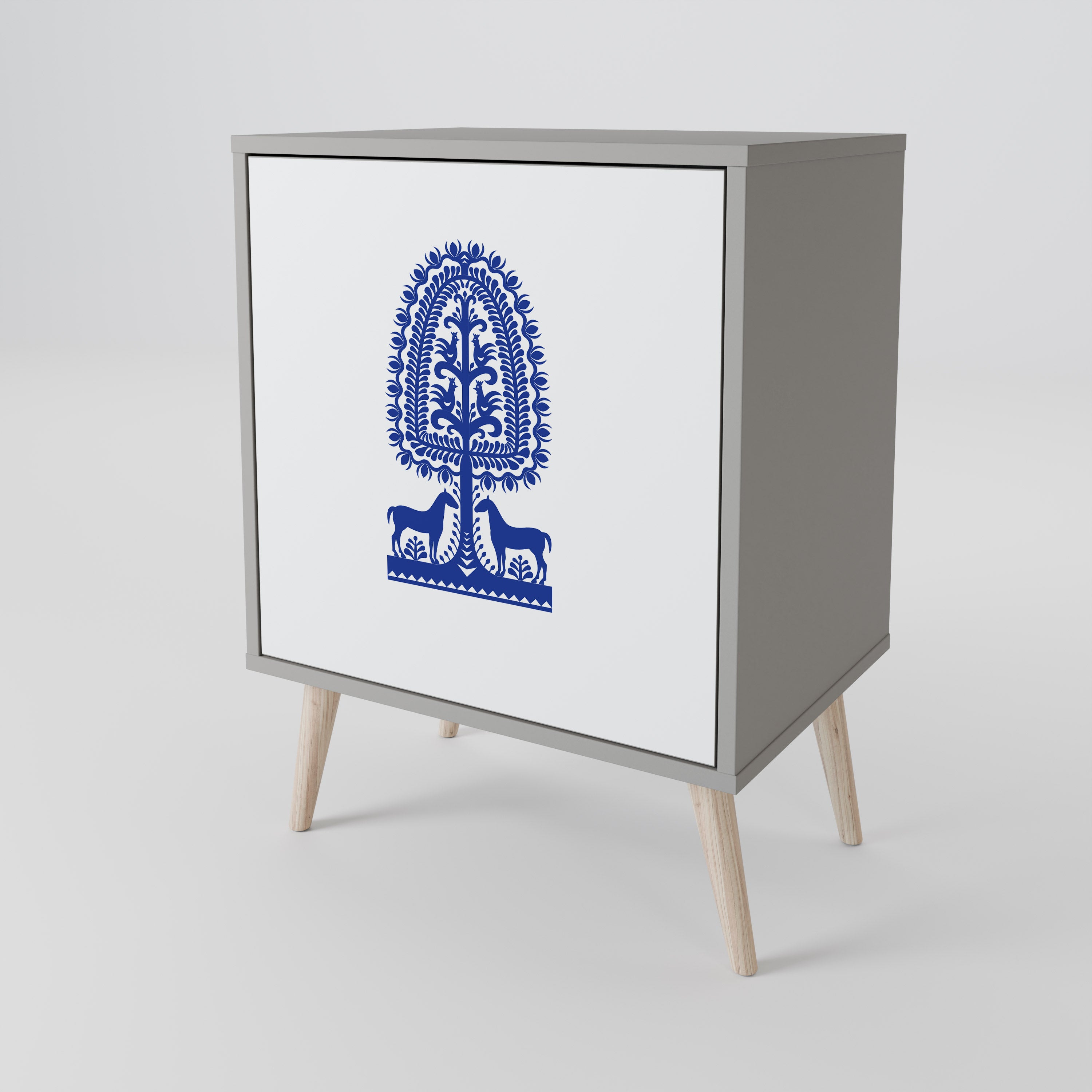 POLISH FOLK ART 1-türiges Sideboard