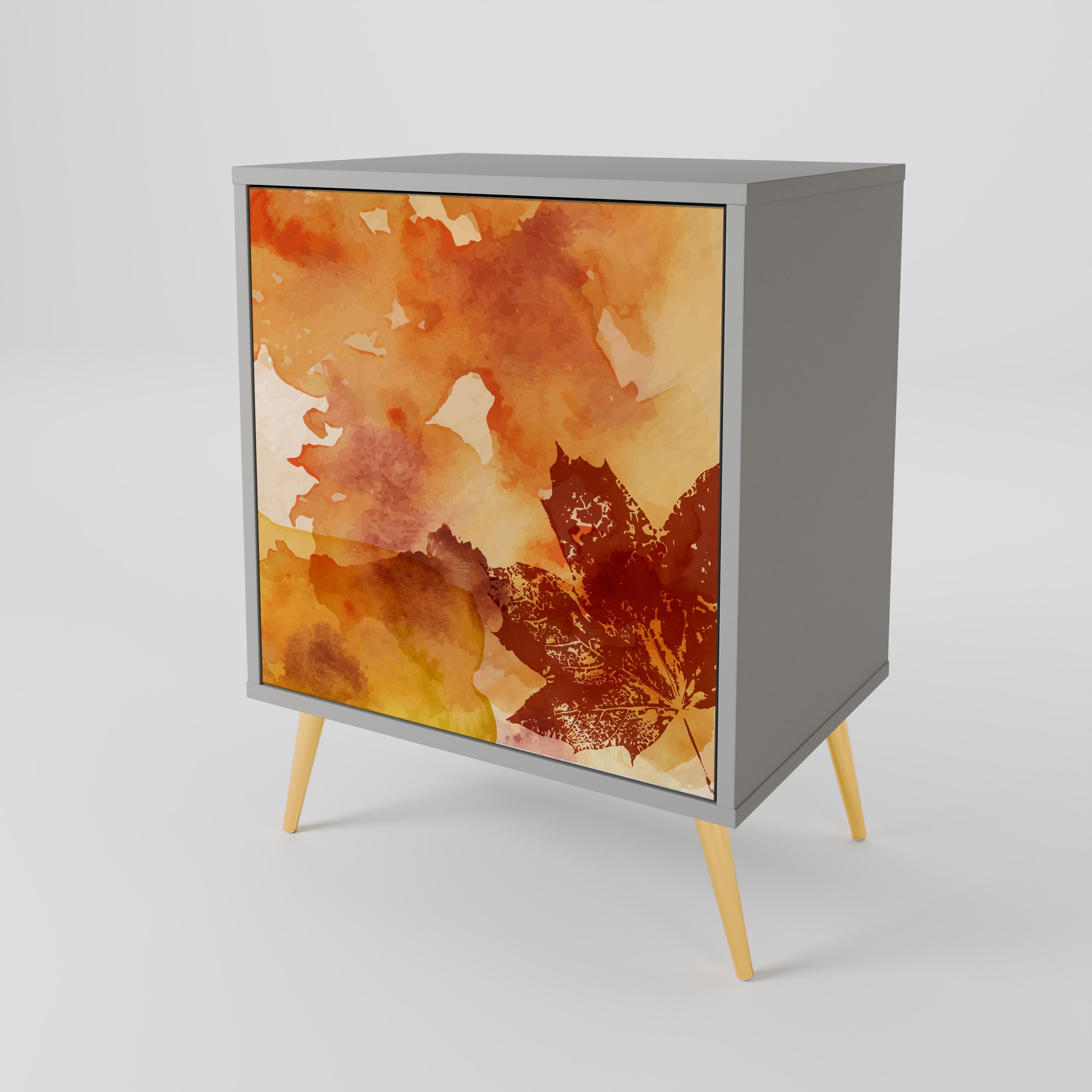 TRACES OF AUTUMN Sideboard mit 1 Tür in Grau