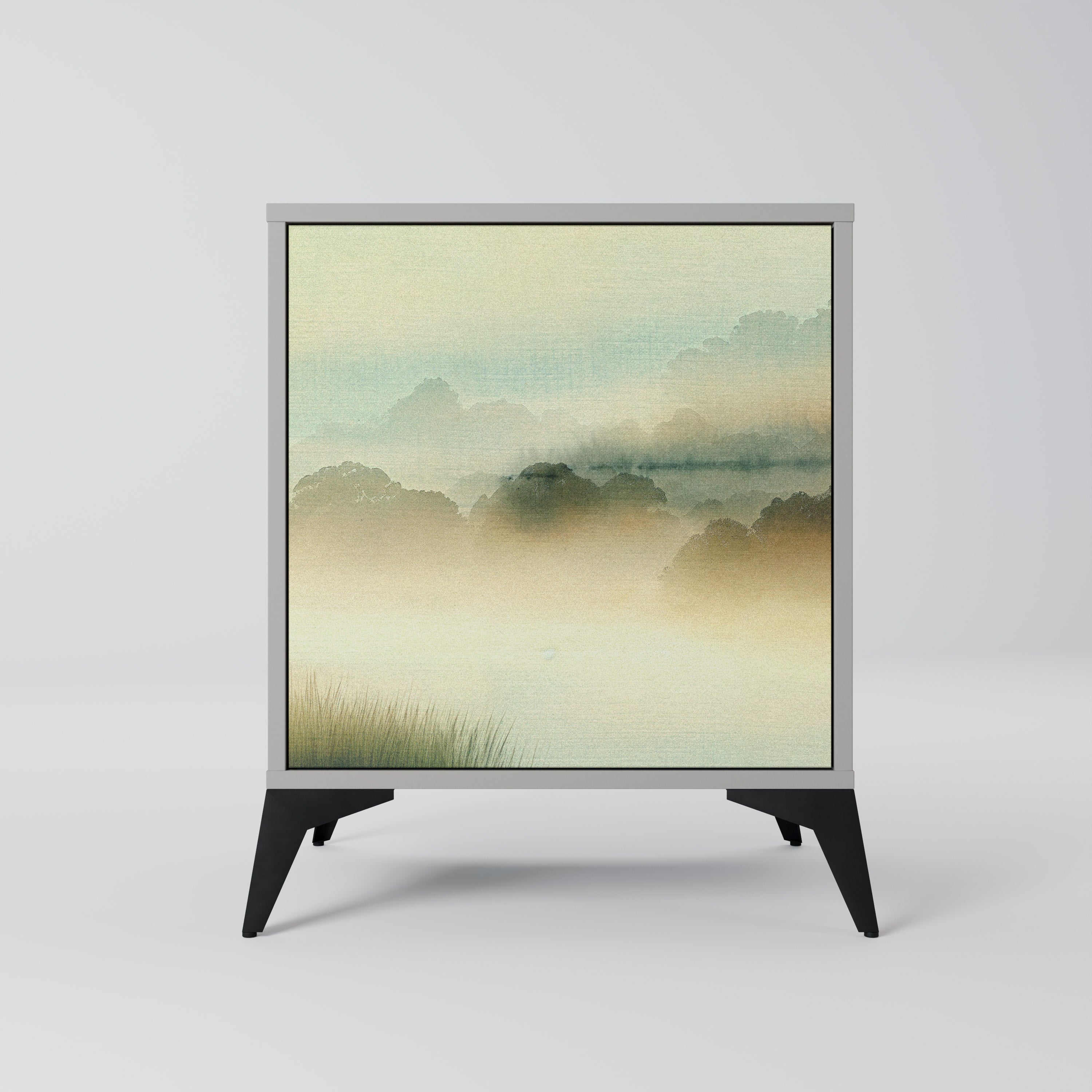 MORNING BY THE LAKE Sideboard mit 1 Tür in Grau