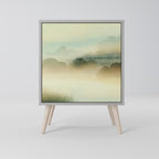 MORNING BY THE LAKE 1-Door Sideboard in Grey Finish