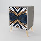 ARTFUL GEOMETRY Sideboard mit 1 Tür in Grau