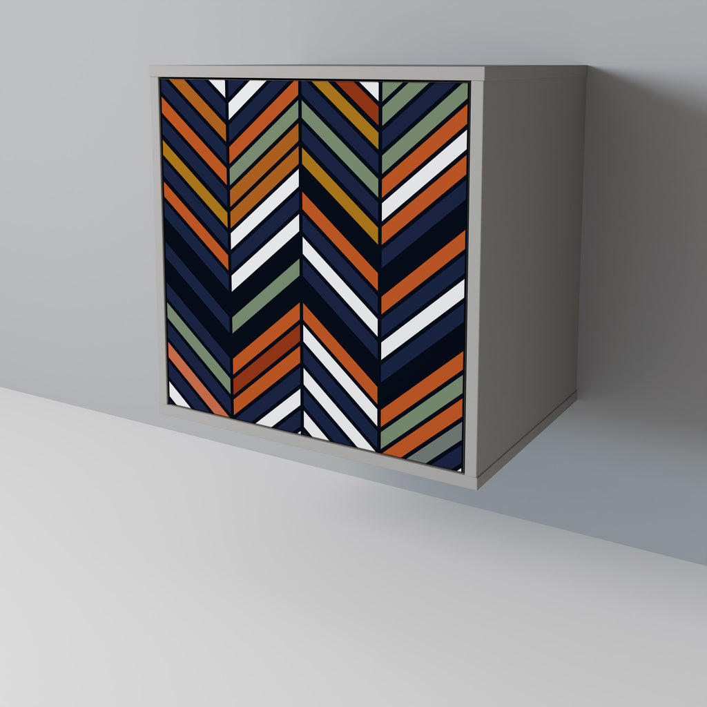 VIBRANT PATCHWORK Sideboard mit 1 Tür in Grau