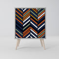VIBRANT PATCHWORK Sideboard mit 1 Tür in Grau