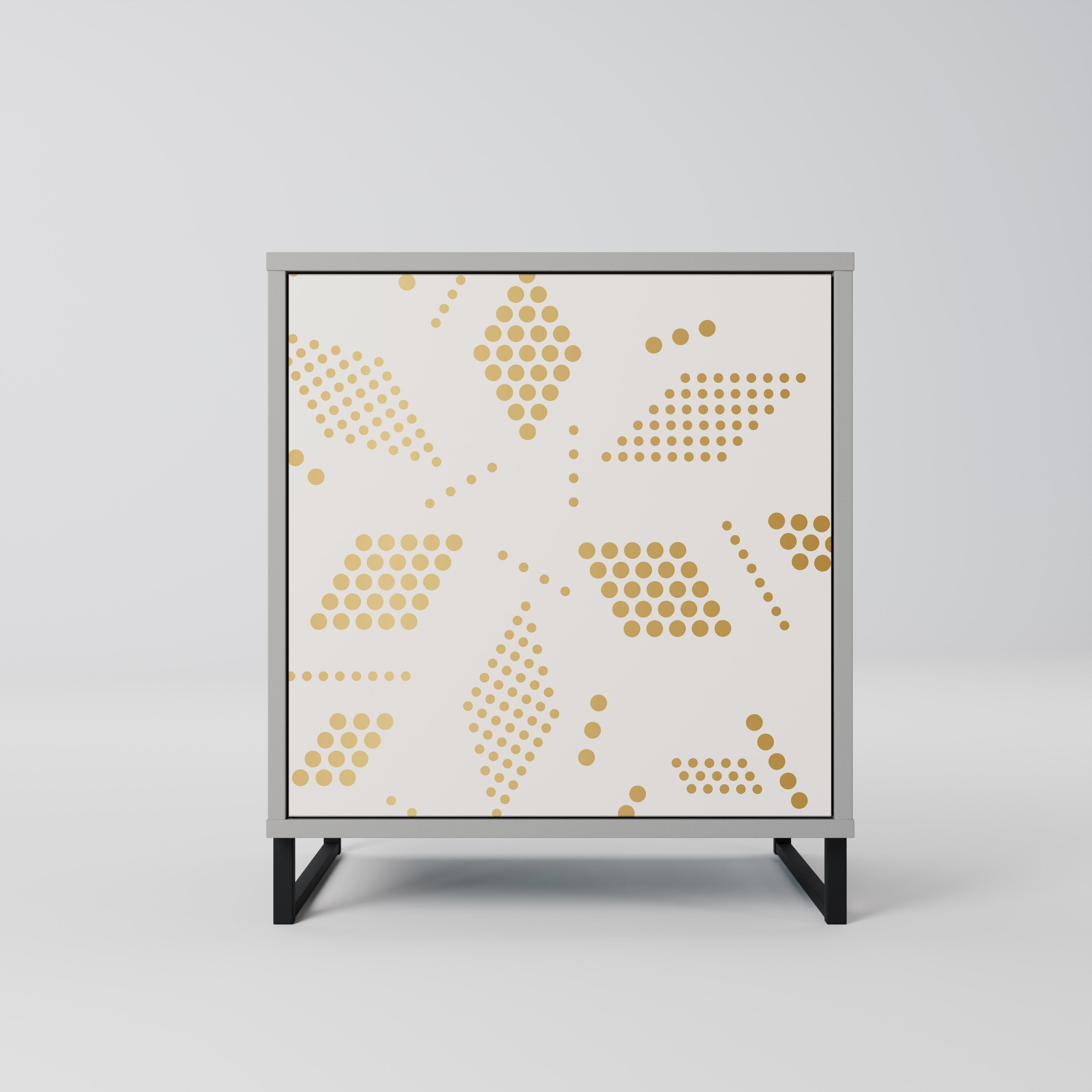 SPOTTED DAZE Sideboard mit 1 Tür in Grau