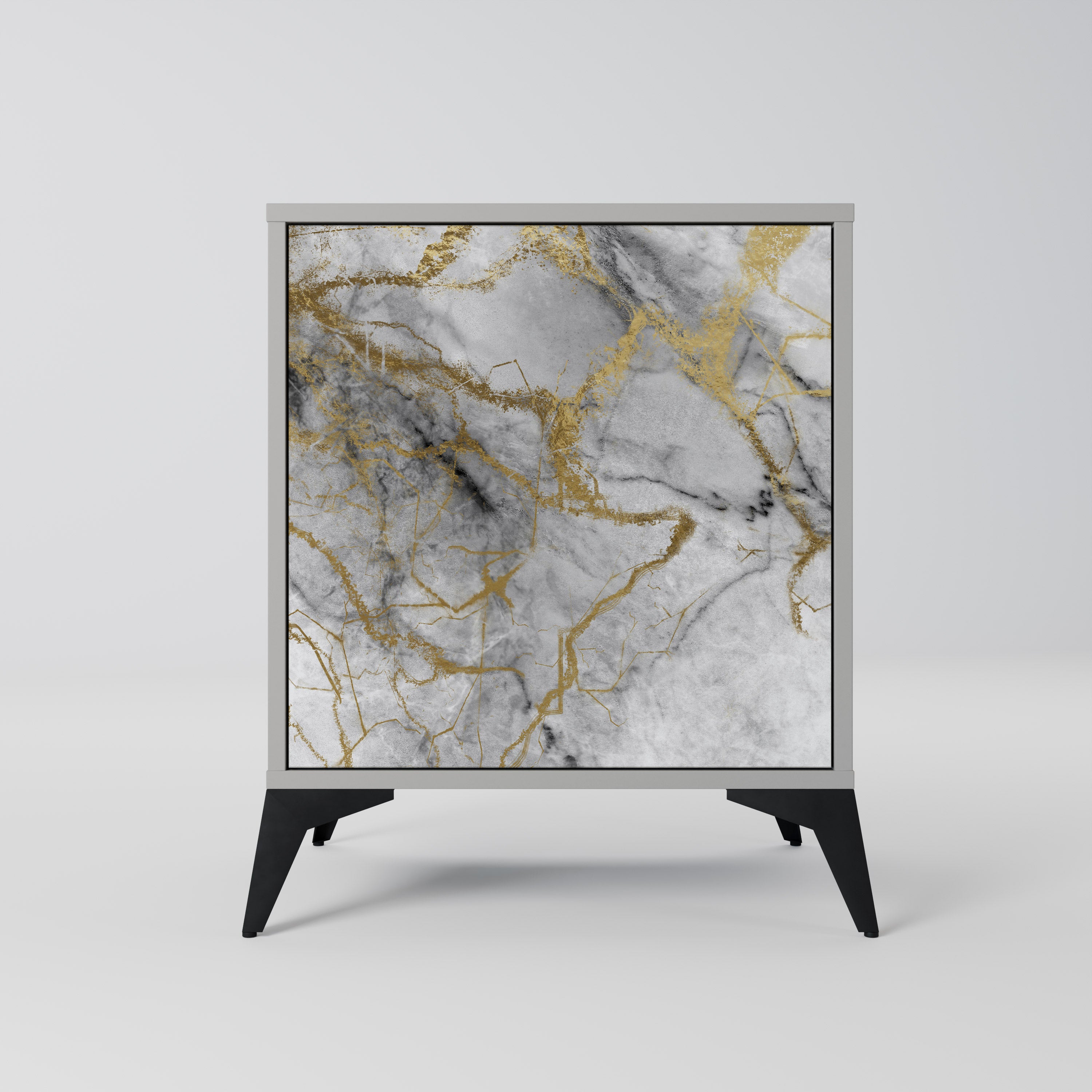 TIMELESS GLIDE Sideboard mit 1 Tür in Grau