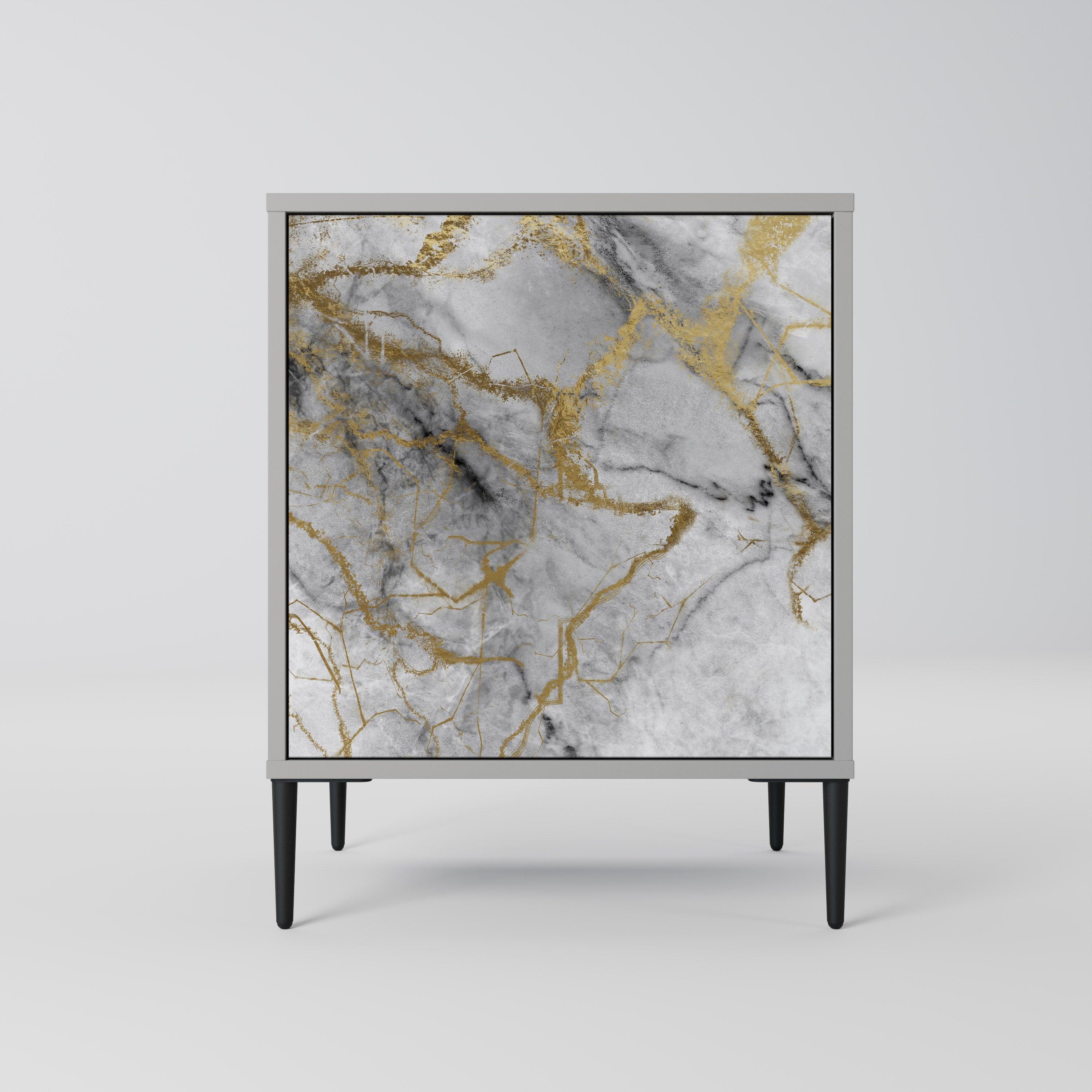 TIMELESS GLIDE Sideboard mit 1 Tür in Grau