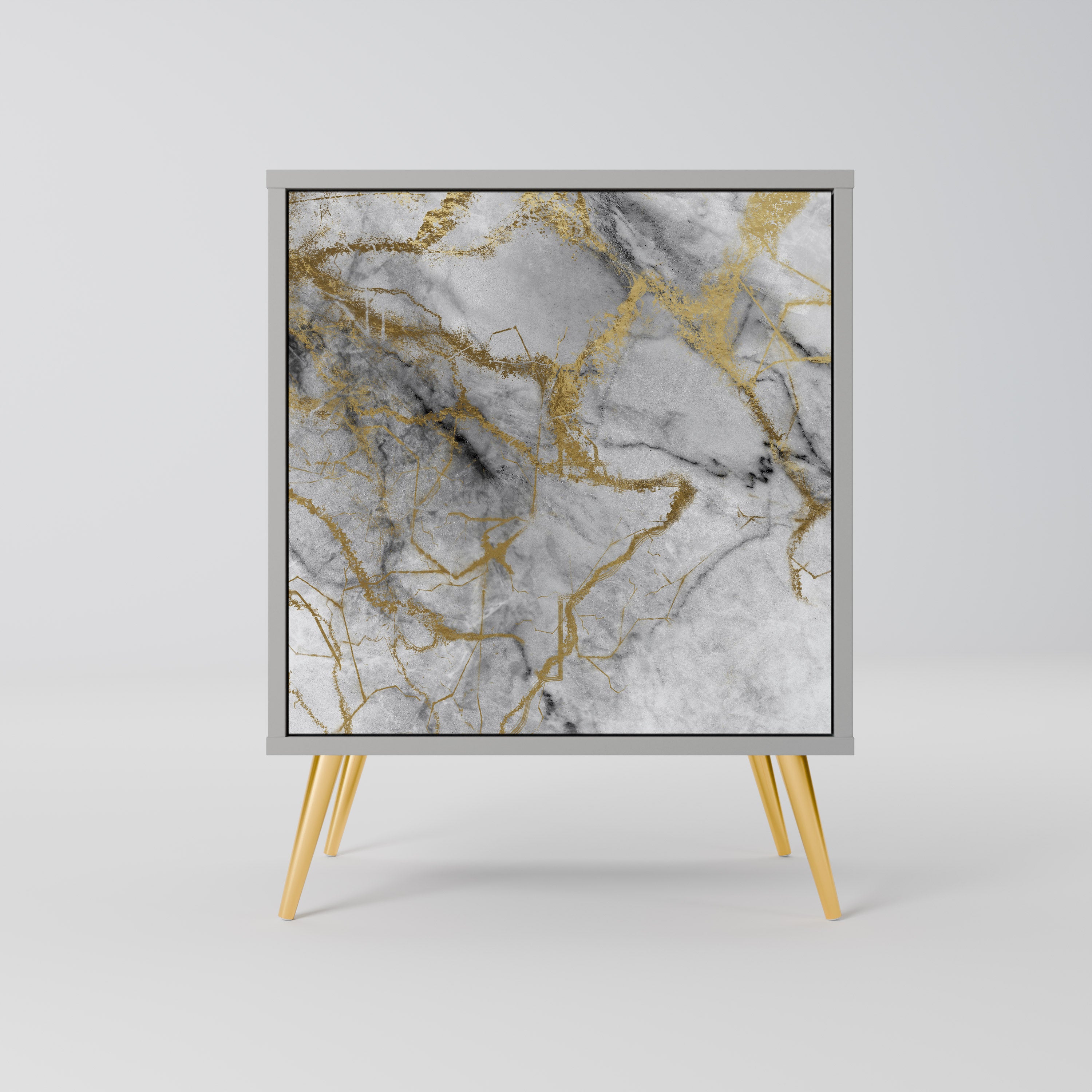 TIMELESS GLIDE Sideboard mit 1 Tür in Grau