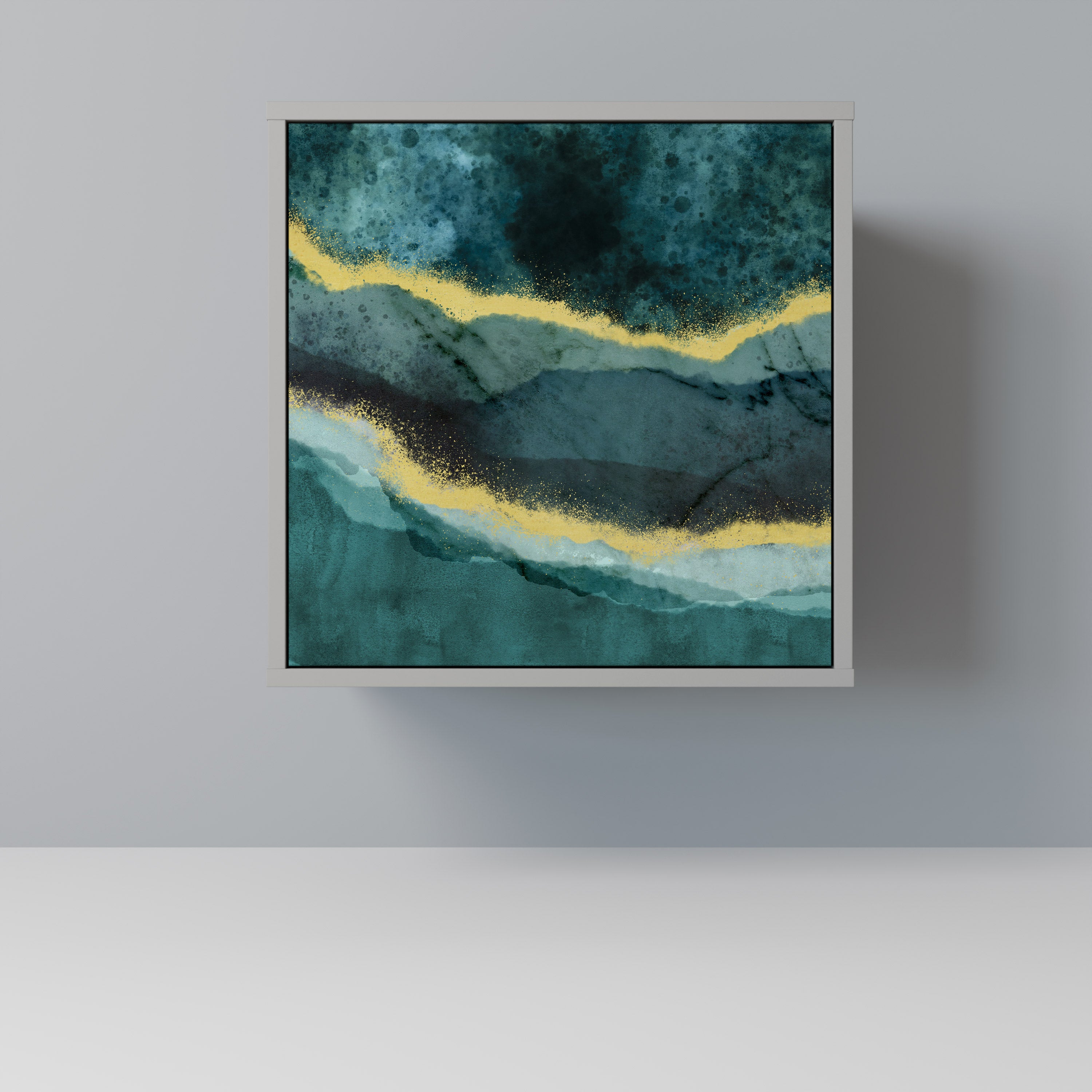 GOLDRUSH ODYSSEY Sideboard mit 1 Tür in Grau