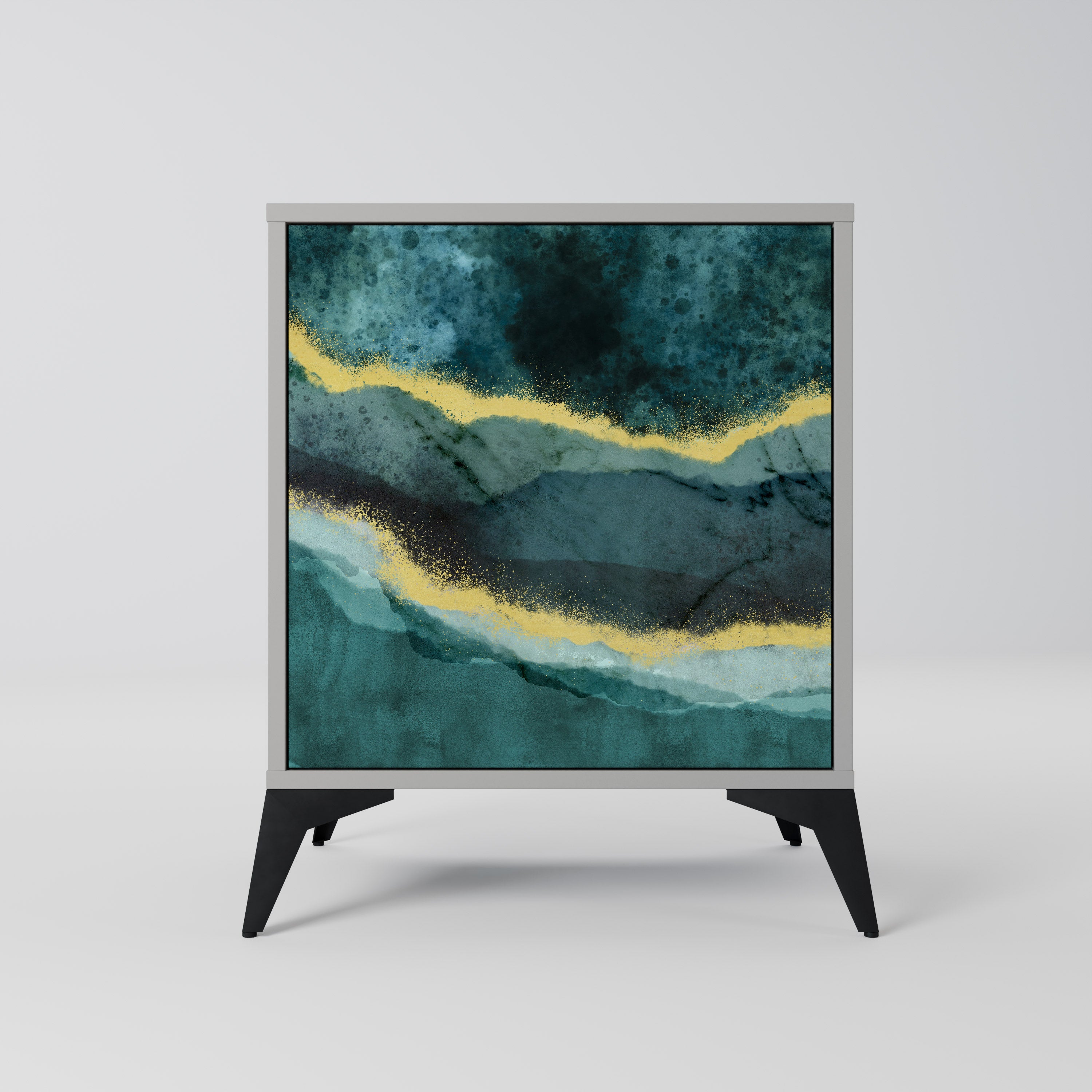 GOLDRUSH ODYSSEY Sideboard mit 1 Tür in Grau