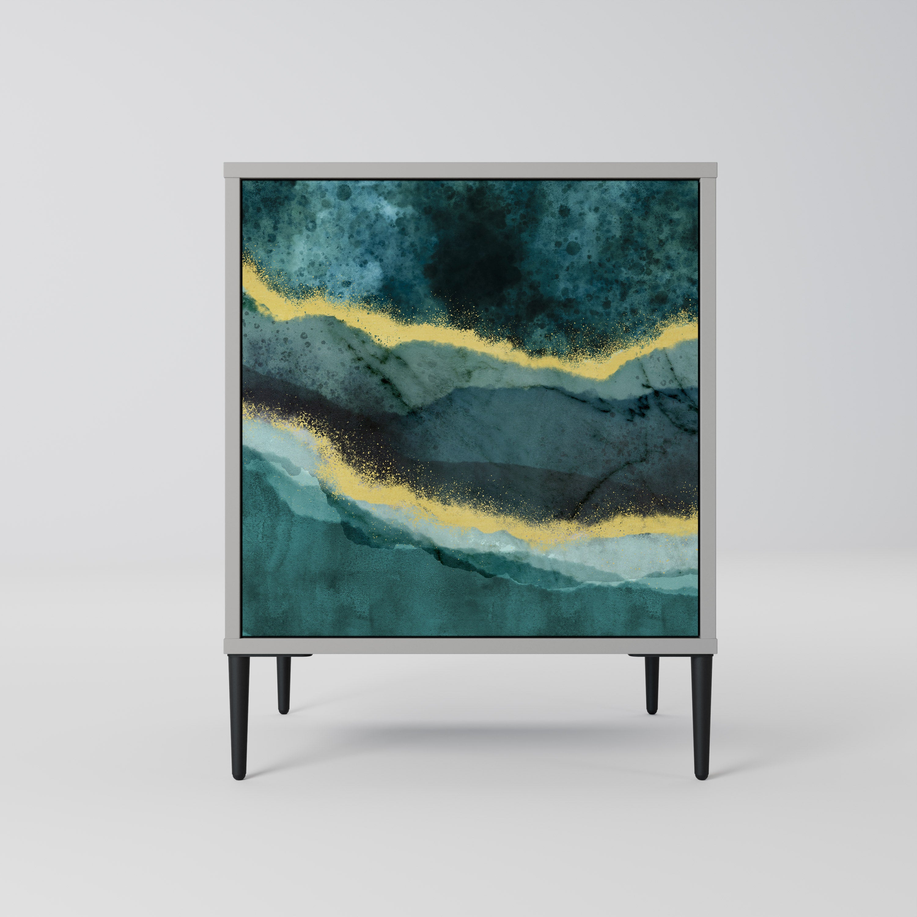 GOLDRUSH ODYSSEY Sideboard mit 1 Tür in Grau