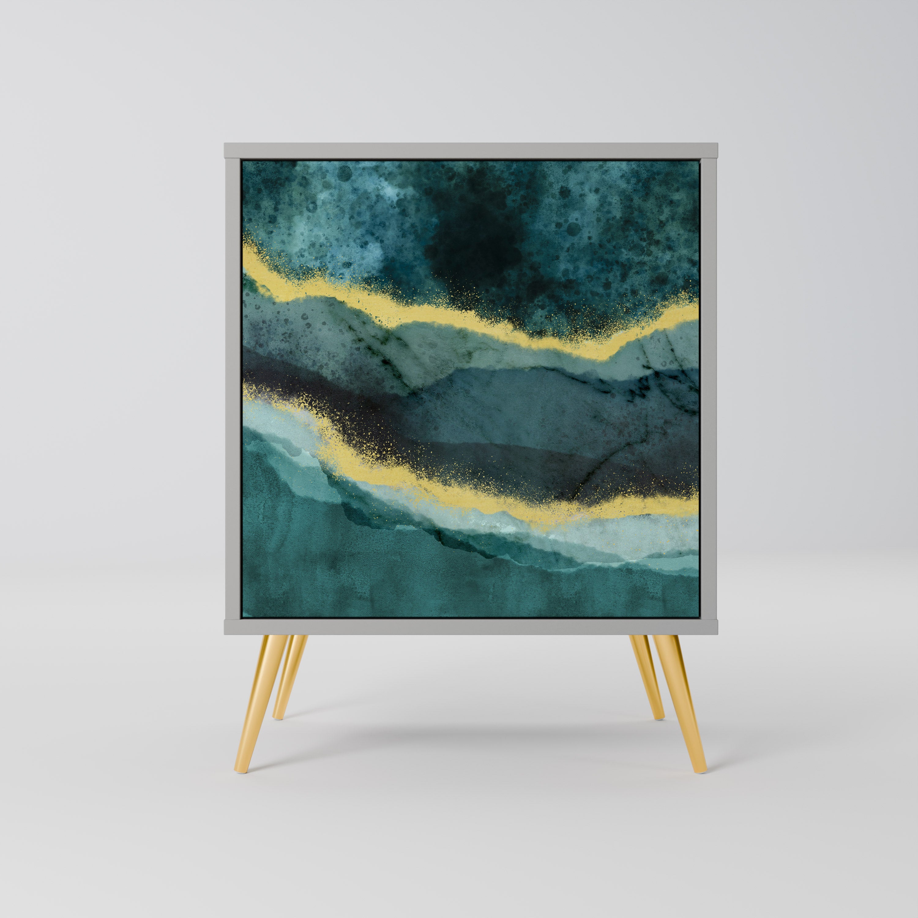 GOLDRUSH ODYSSEY Sideboard mit 1 Tür in Grau