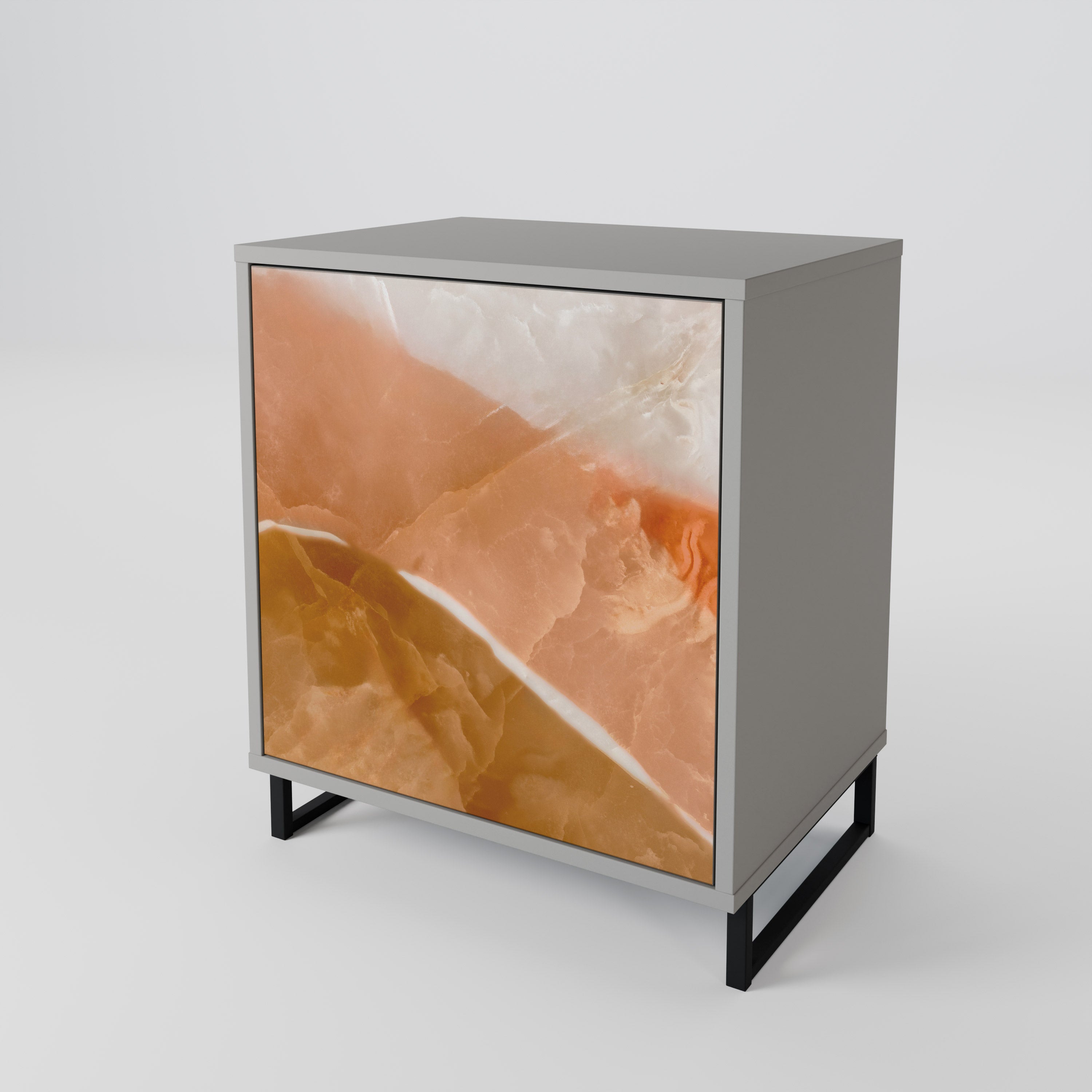 SANDHILLS SPLENDOUR Sideboard mit 1 Tür in Grau