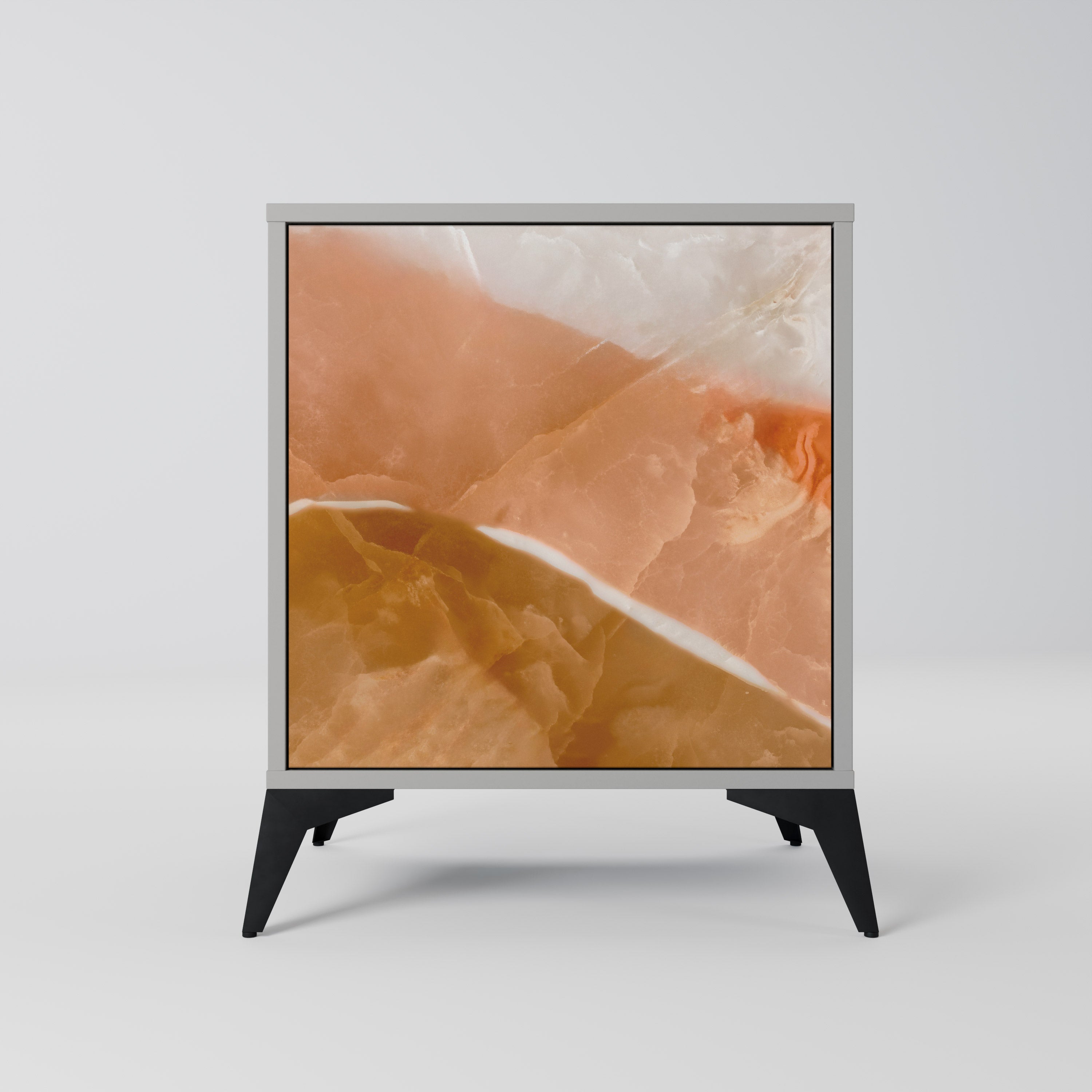 SANDHILLS SPLENDOUR Sideboard mit 1 Tür in Grau