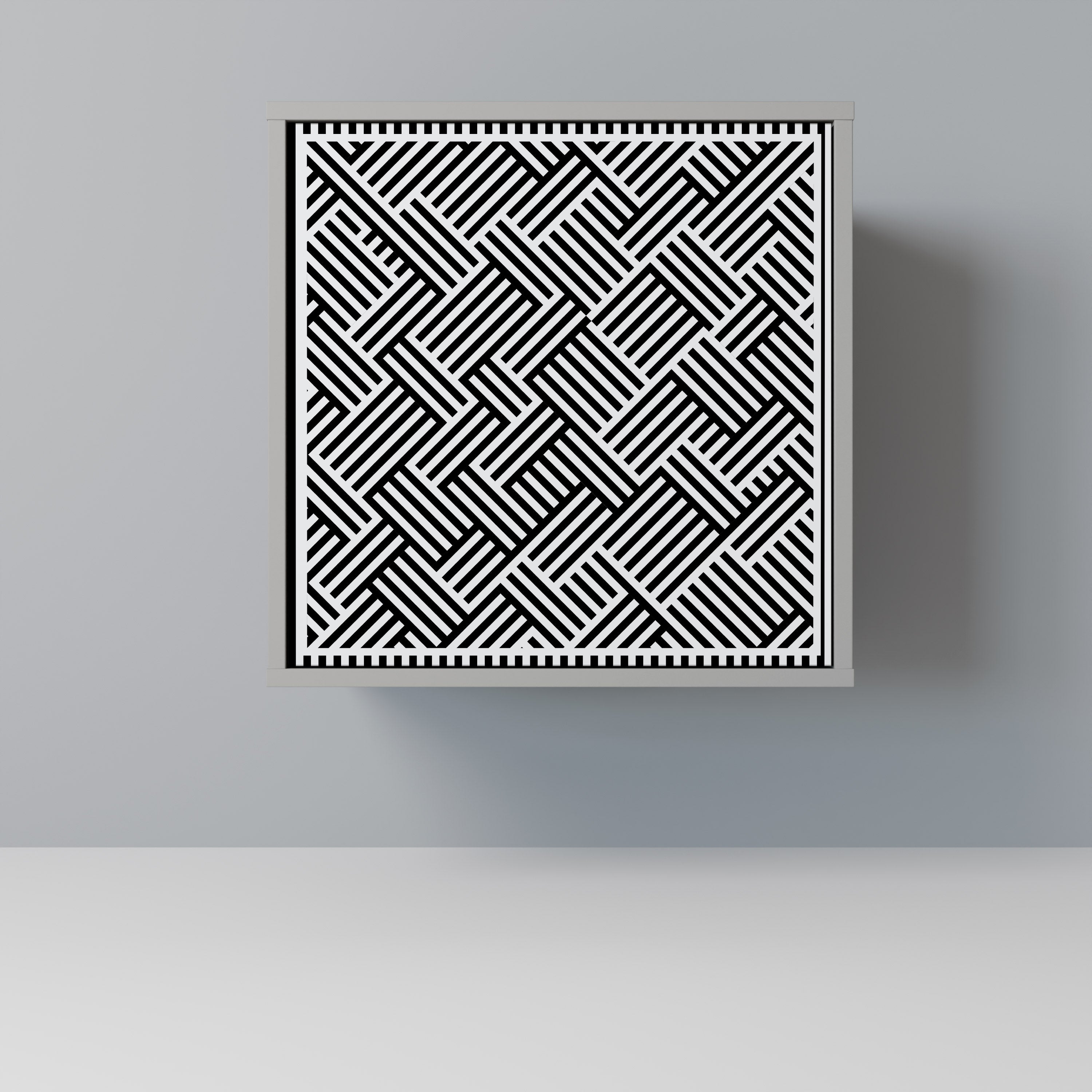 TEMPORARY SEQUENCE Sideboard mit 1 Tür in Grau