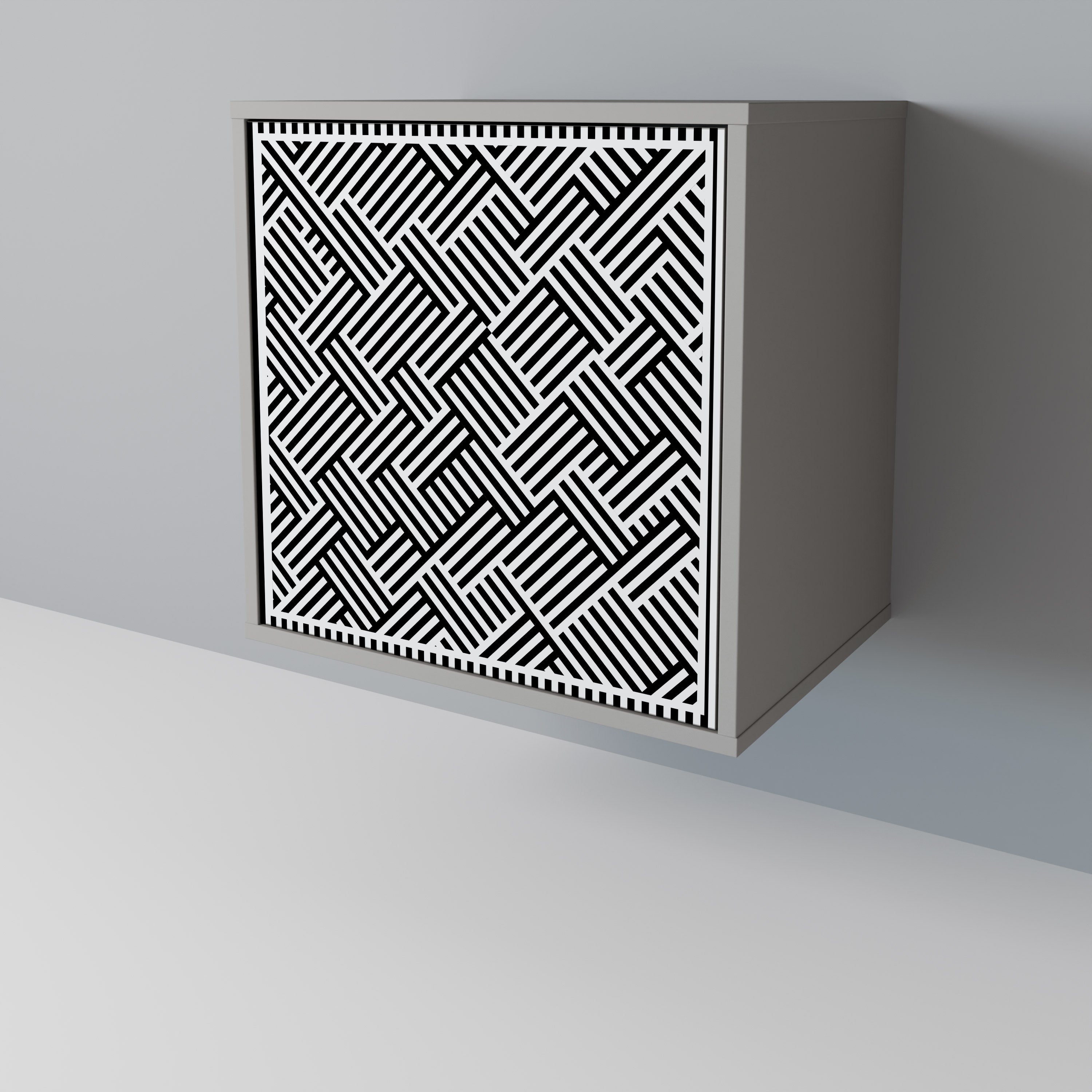 TEMPORARY SEQUENCE Sideboard mit 1 Tür in Grau