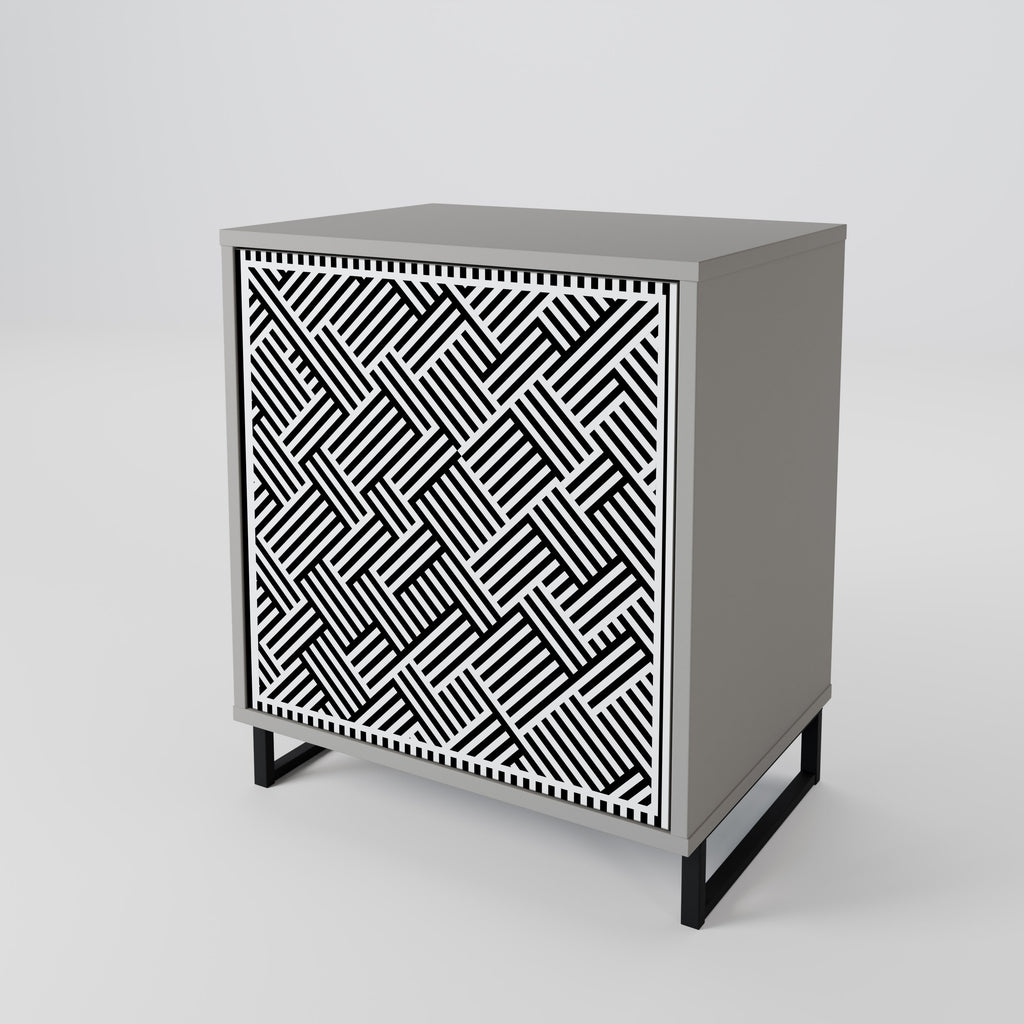 TEMPORARY SEQUENCE Sideboard mit 1 Tür in Grau