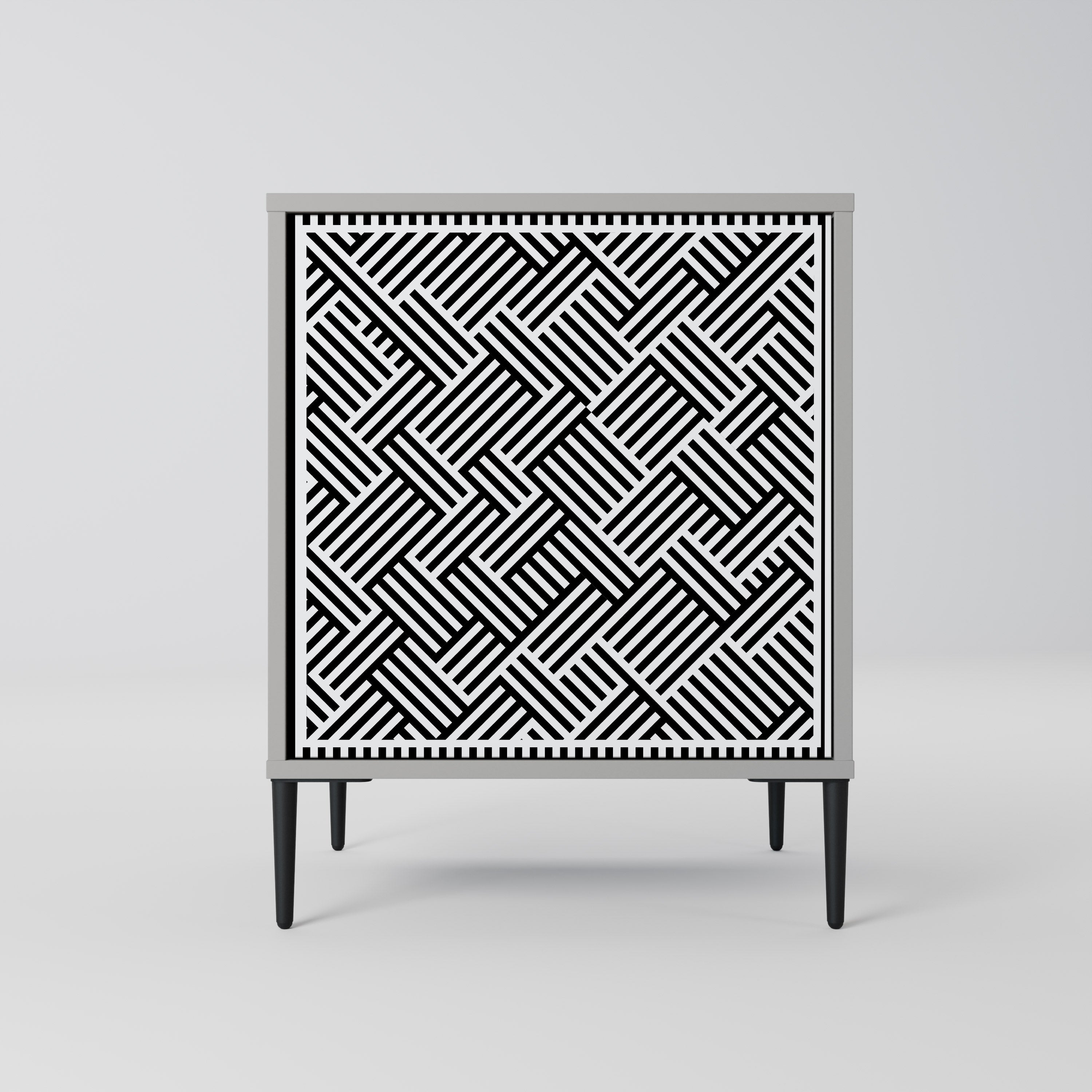 TEMPORARY SEQUENCE Sideboard mit 1 Tür in Grau