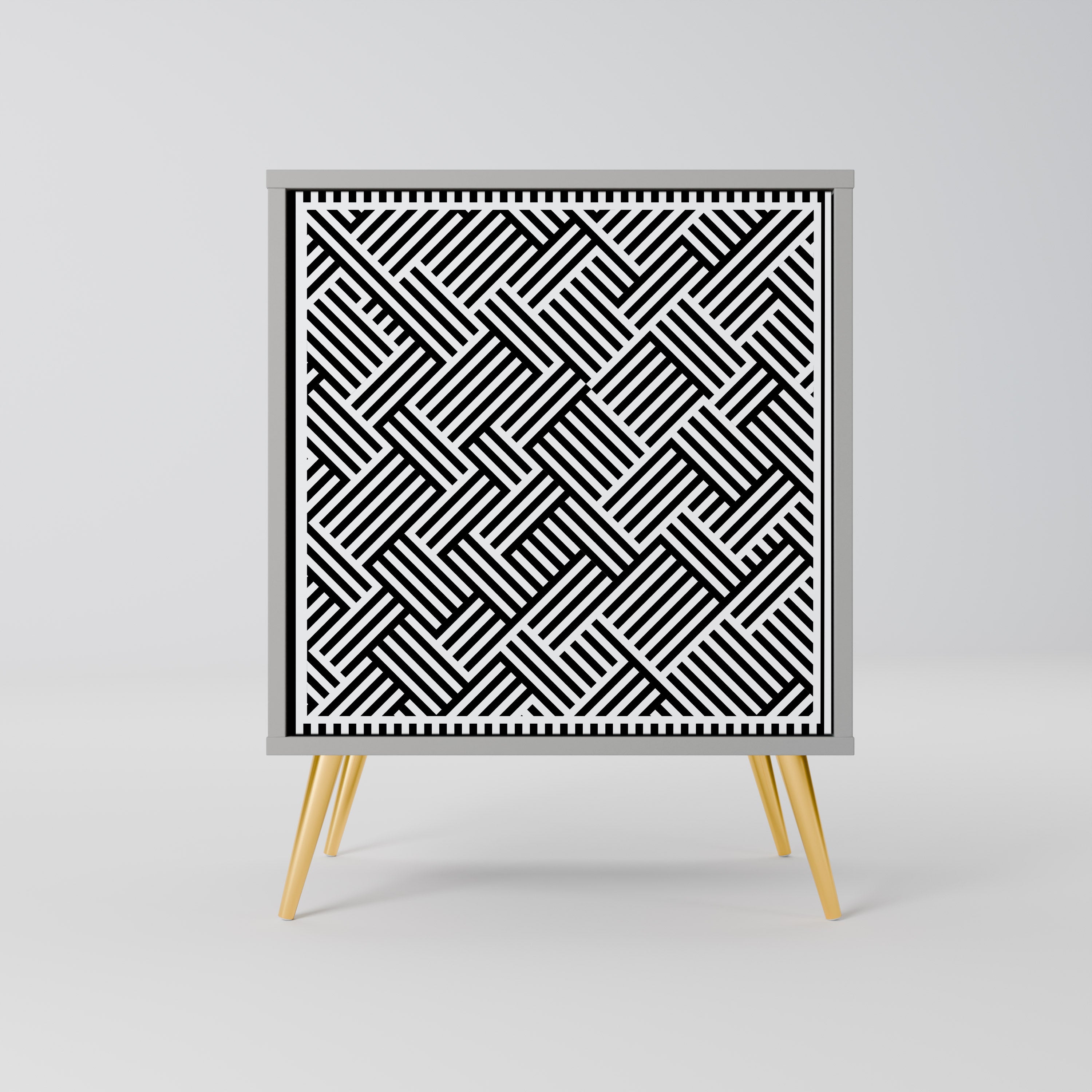 TEMPORARY SEQUENCE Sideboard mit 1 Tür in Grau