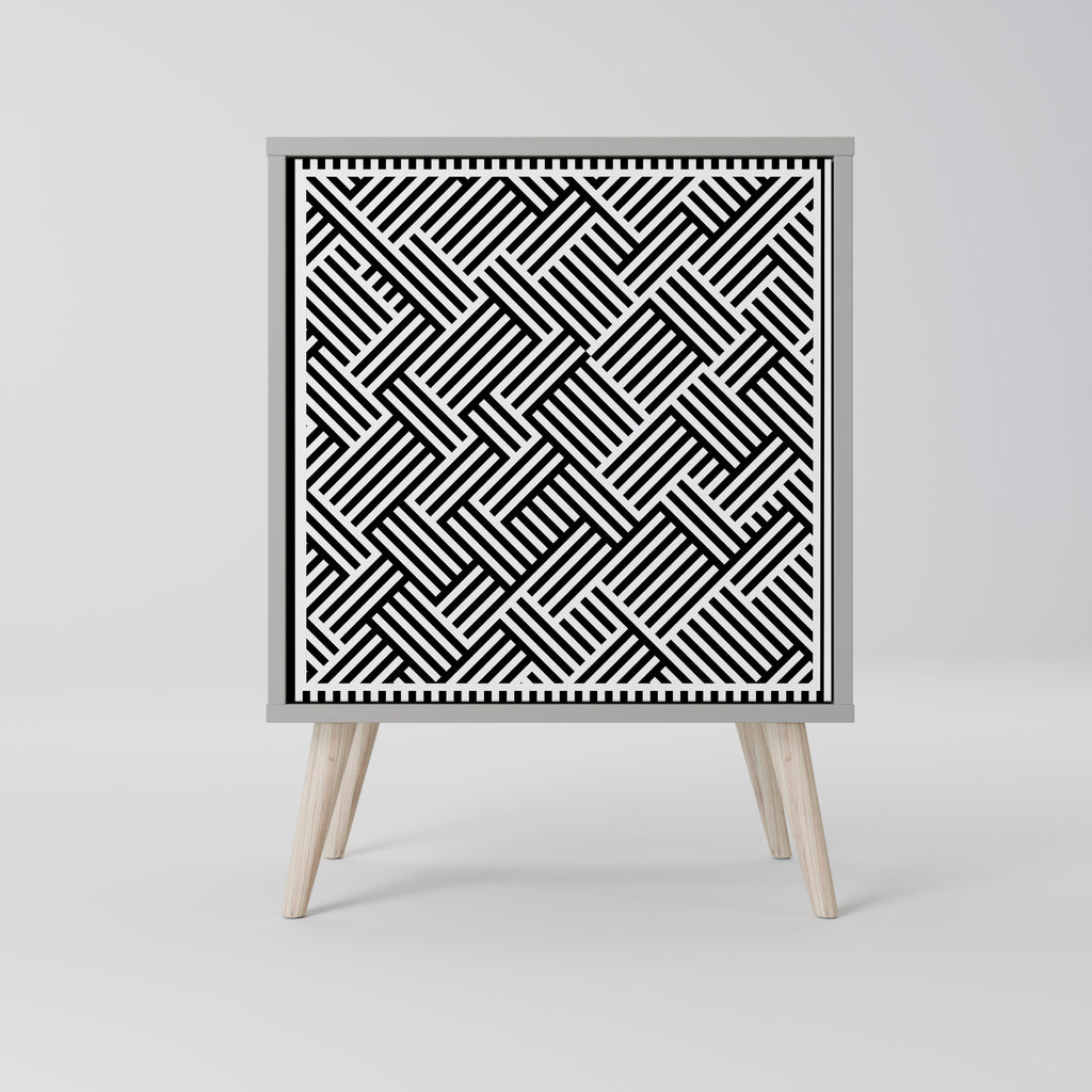 TEMPORARY SEQUENCE Sideboard mit 1 Tür in Grau