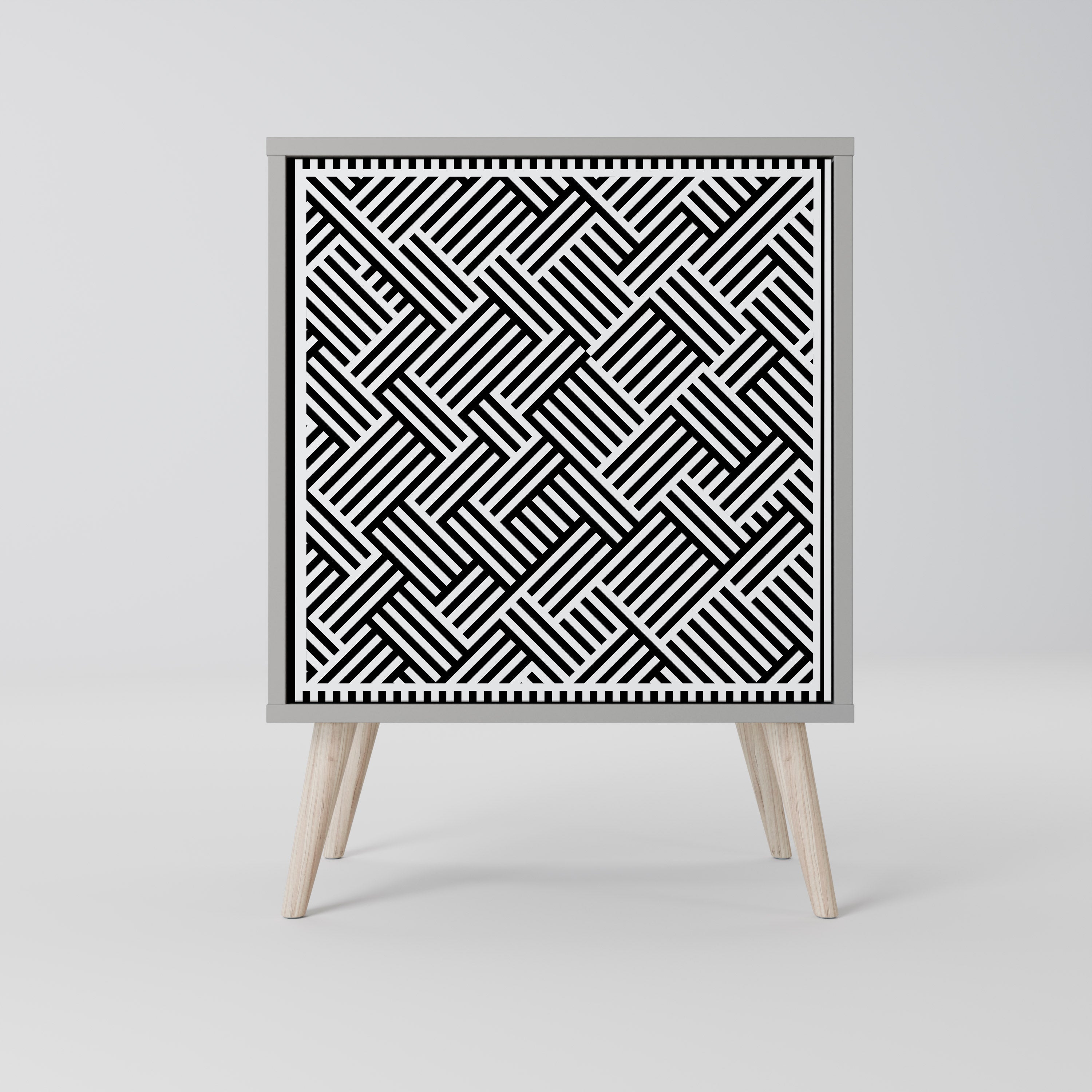 TEMPORARY SEQUENCE Sideboard mit 1 Tür in Grau