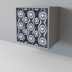 GRAPHITE EYES Sideboard mit 1 Tür in Grau