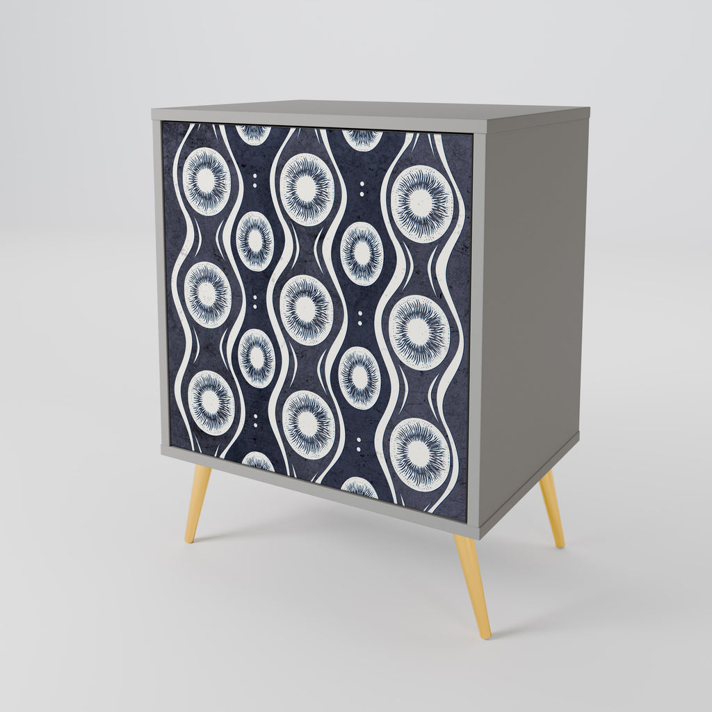 GRAPHITE EYES Sideboard mit 1 Tür in Grau