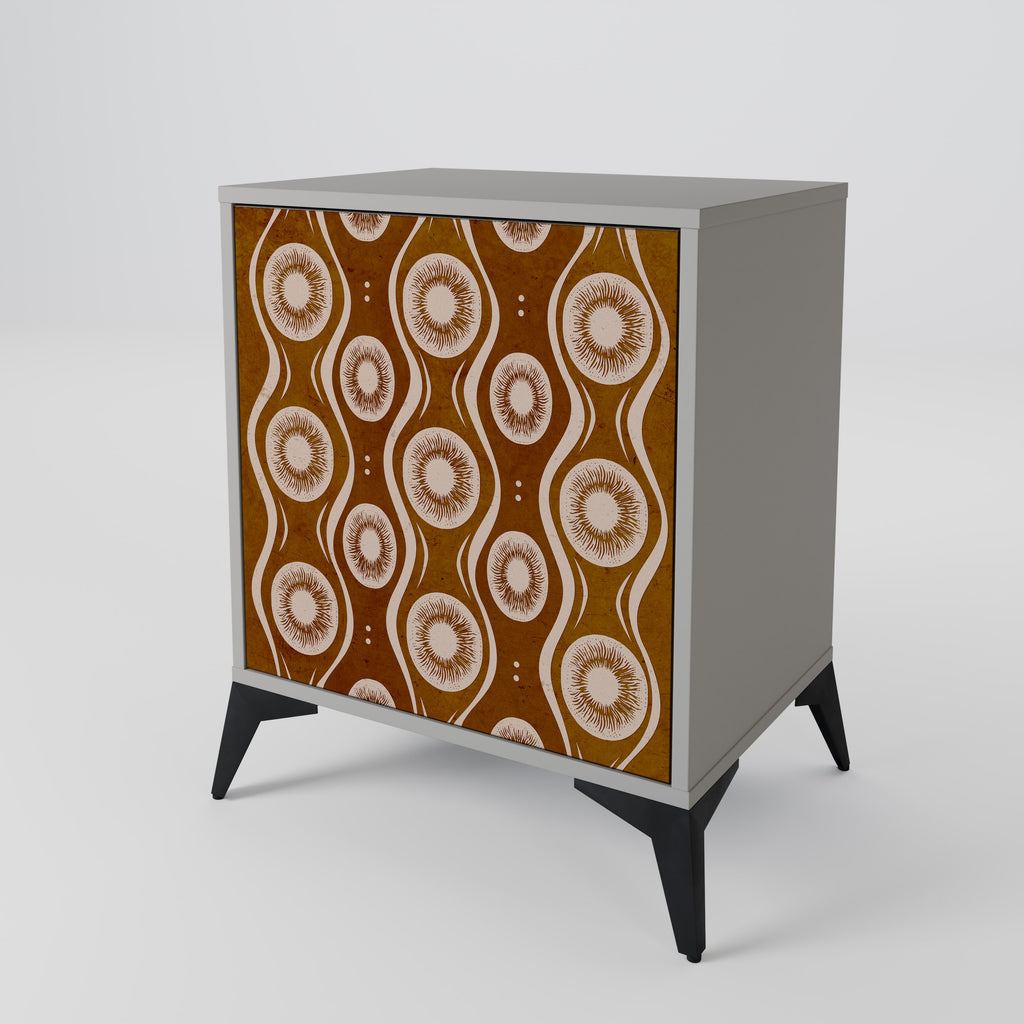 BROWN EYES Sideboard mit 1 Tür in Grau