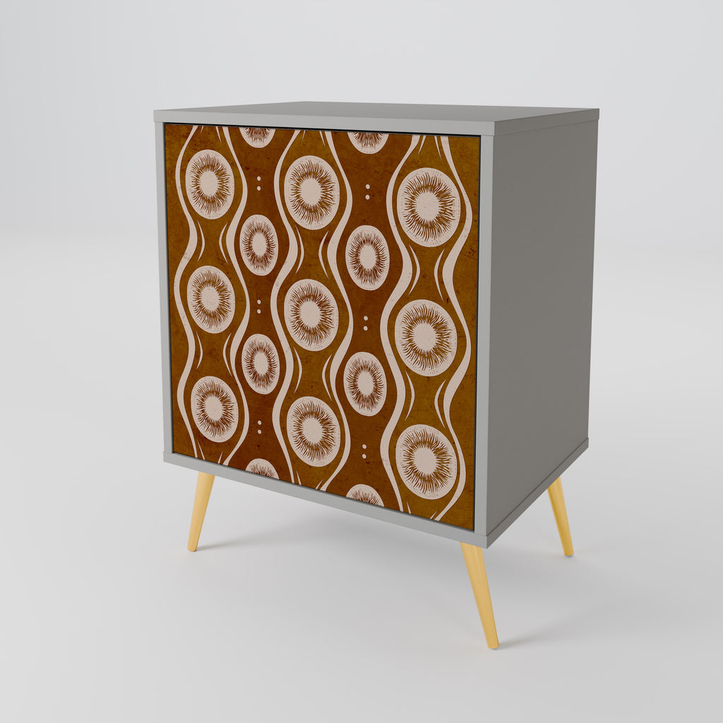 BROWN EYES Sideboard mit 1 Tür in Grau
