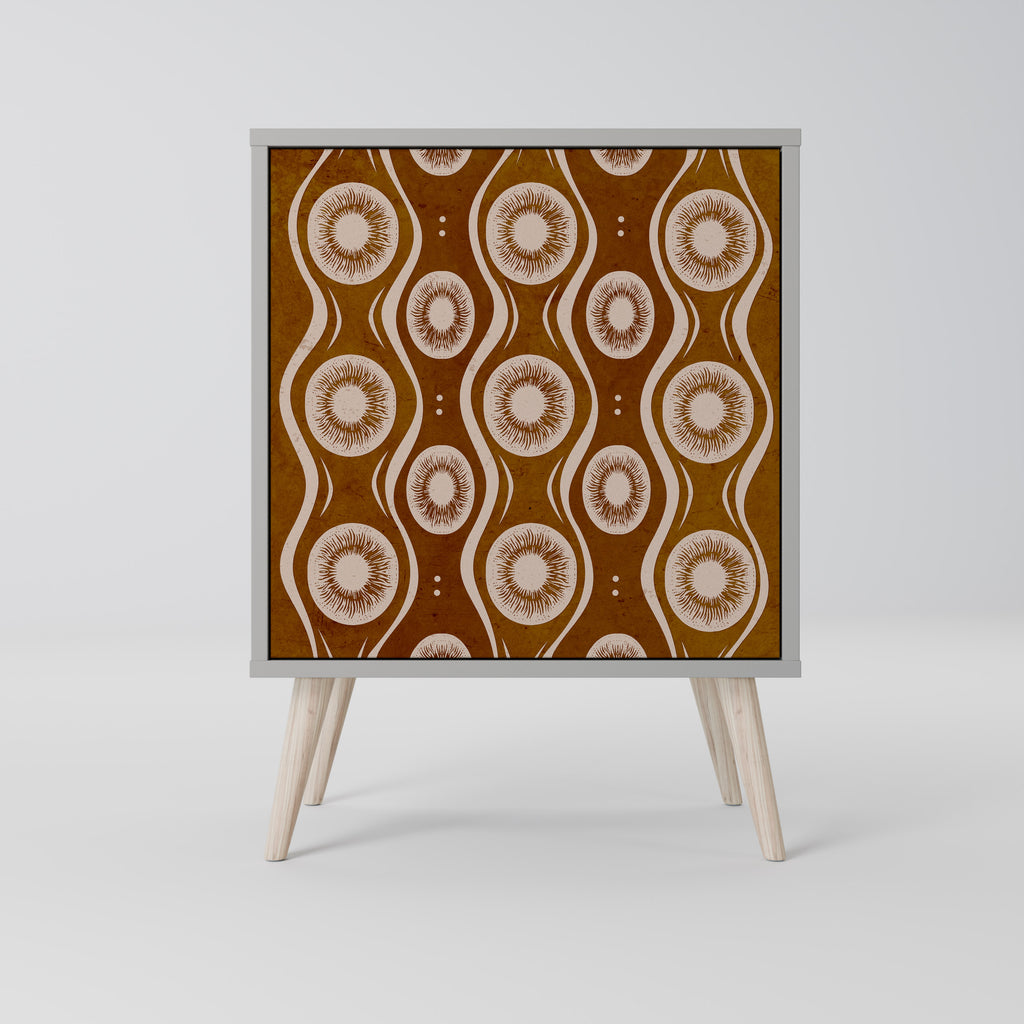 BROWN EYES Sideboard mit 1 Tür in Grau