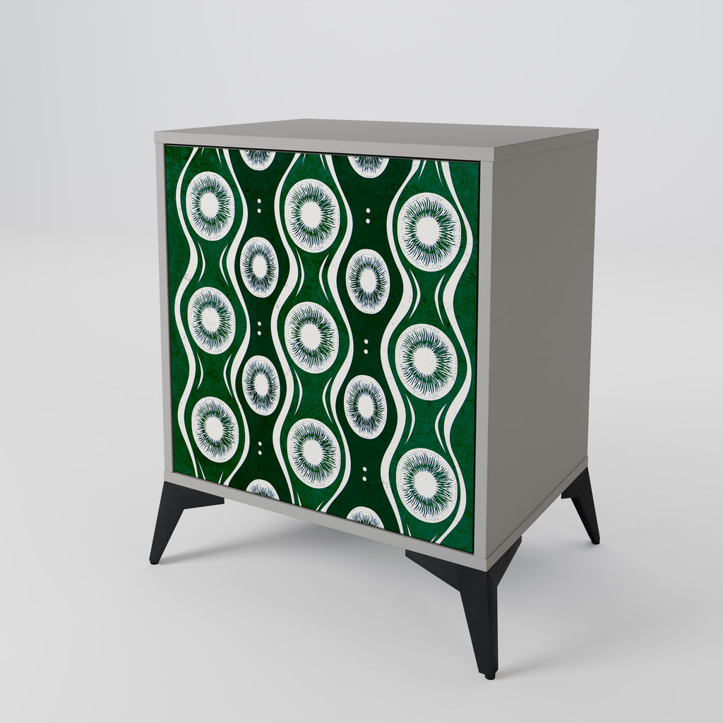 GREEN EYES Sideboard mit 1 Tür in Grau